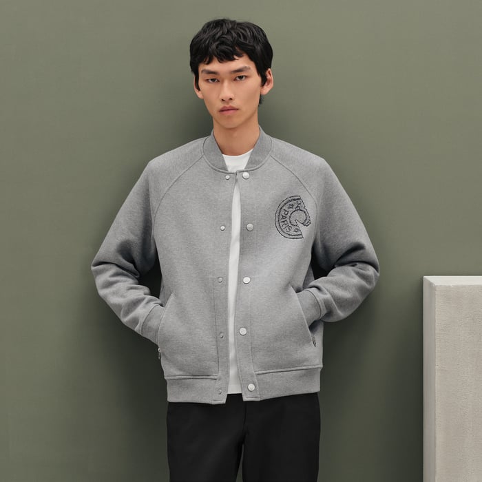Gris C.d.s. Varsity Jacket