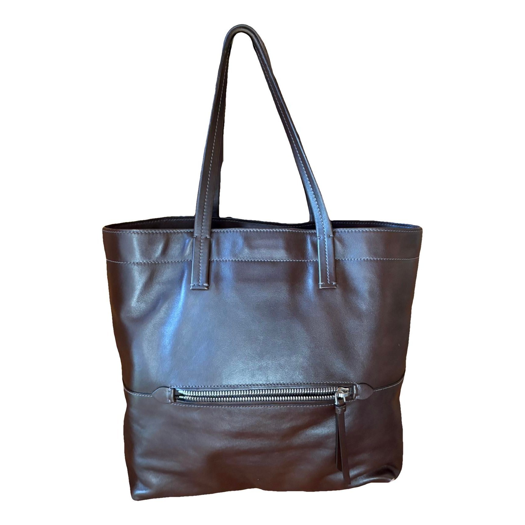 Leather handbag