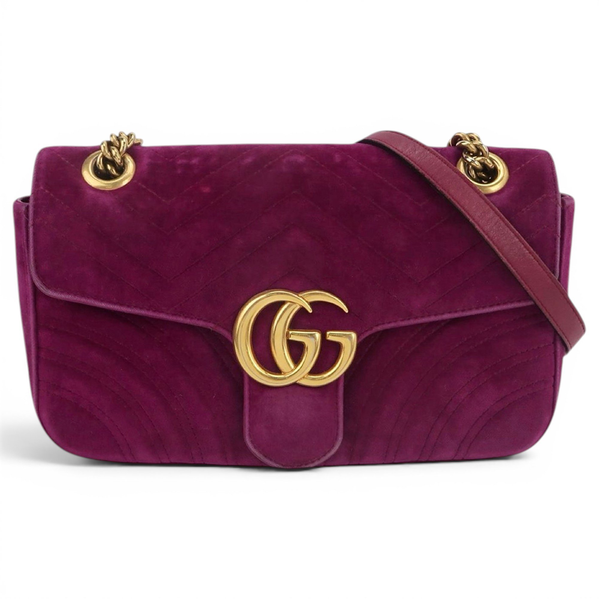 GG Marmont velvet handbag