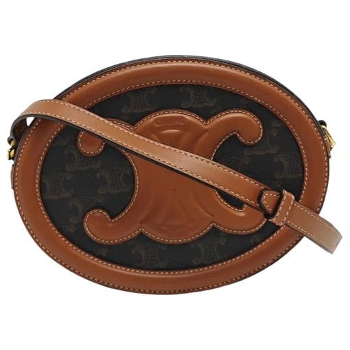 Triomphe leather handbag