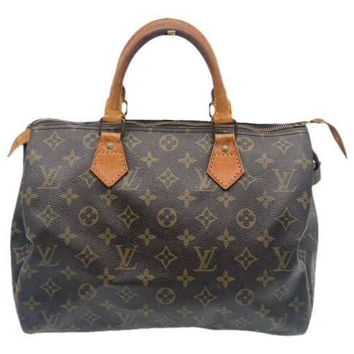 Speedy leather handbag