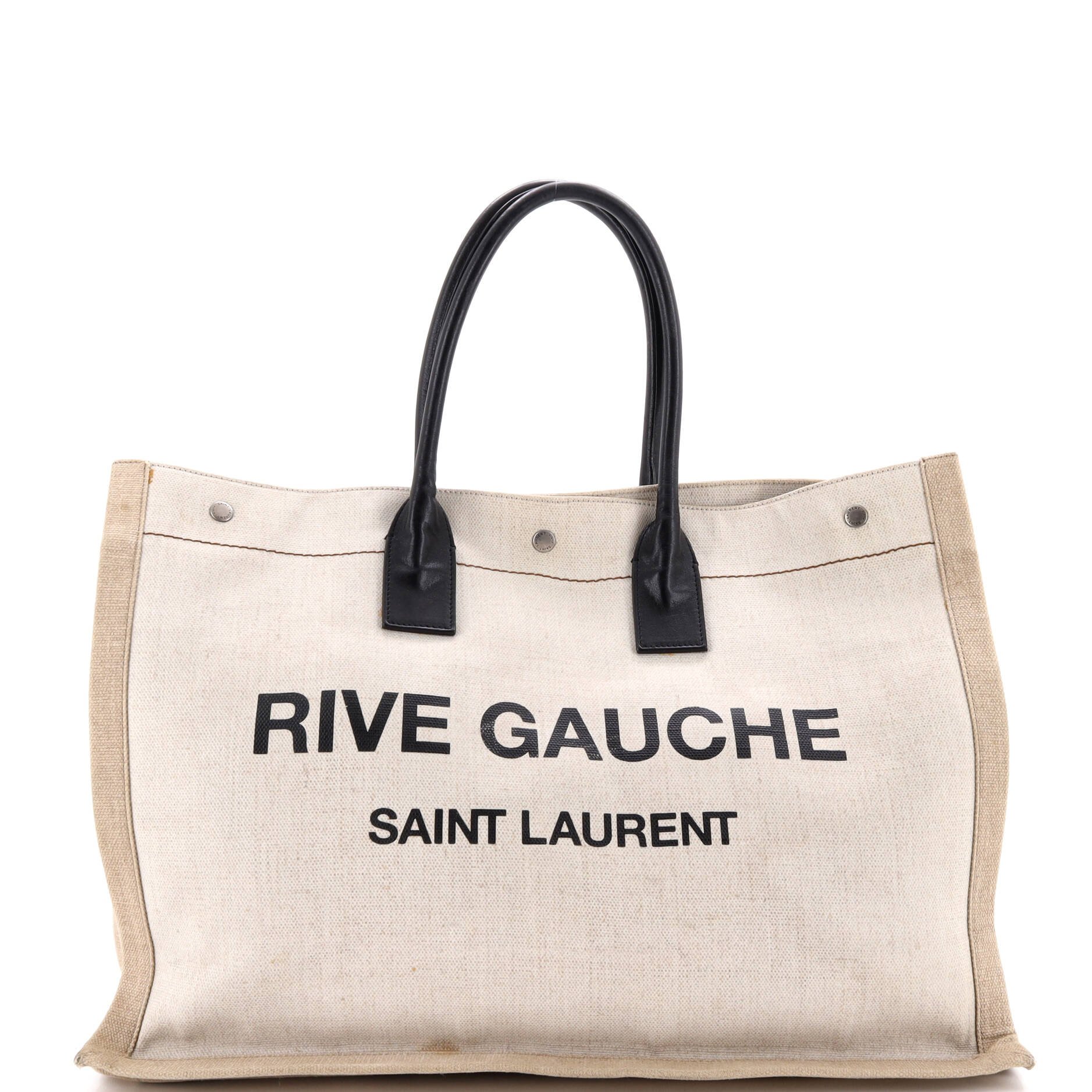 Rive Gauche Shopper Tote Canvas Large