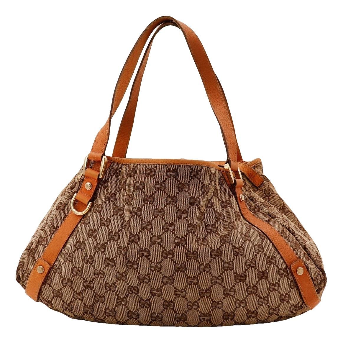 Bamboo leather handbag