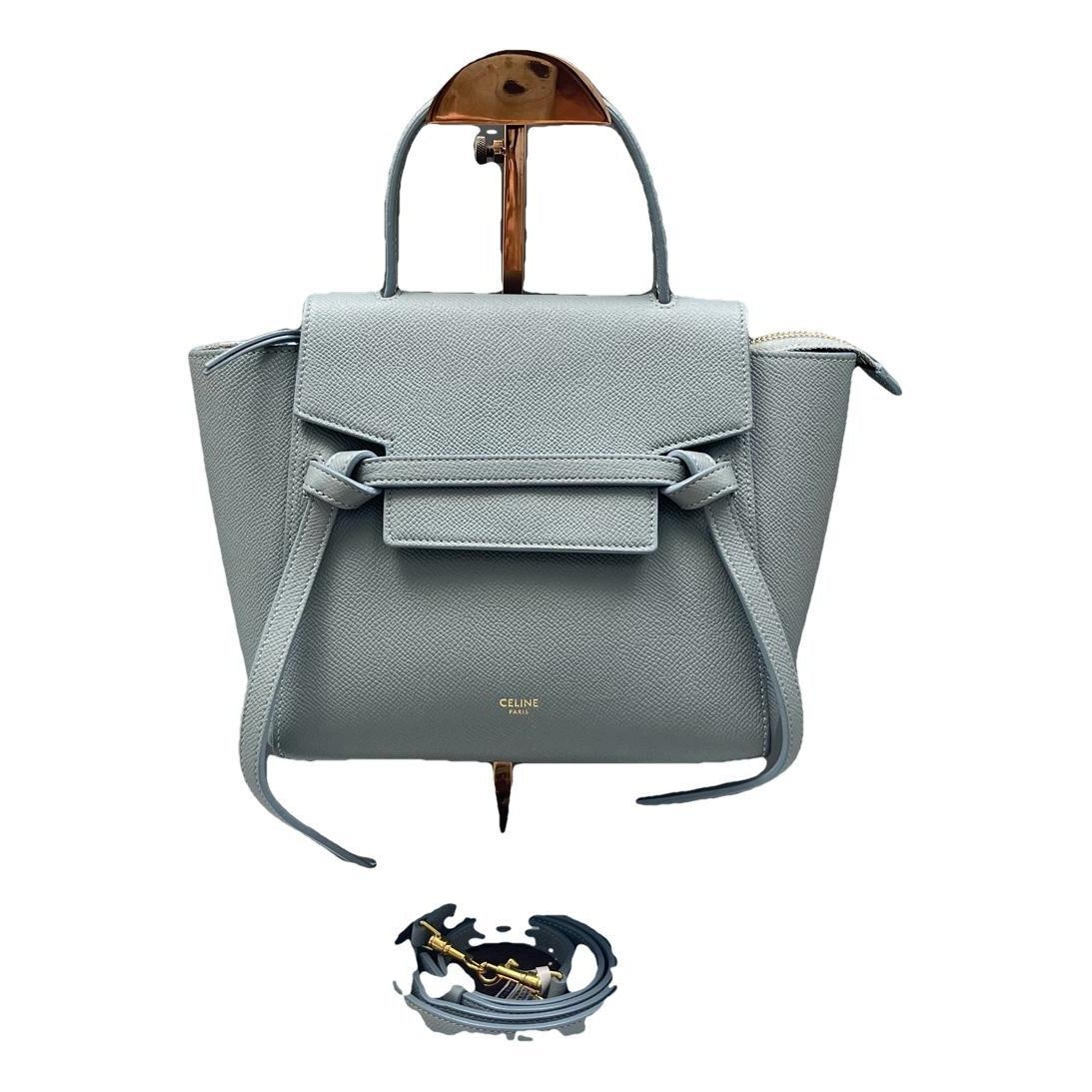 Belt leather handbag