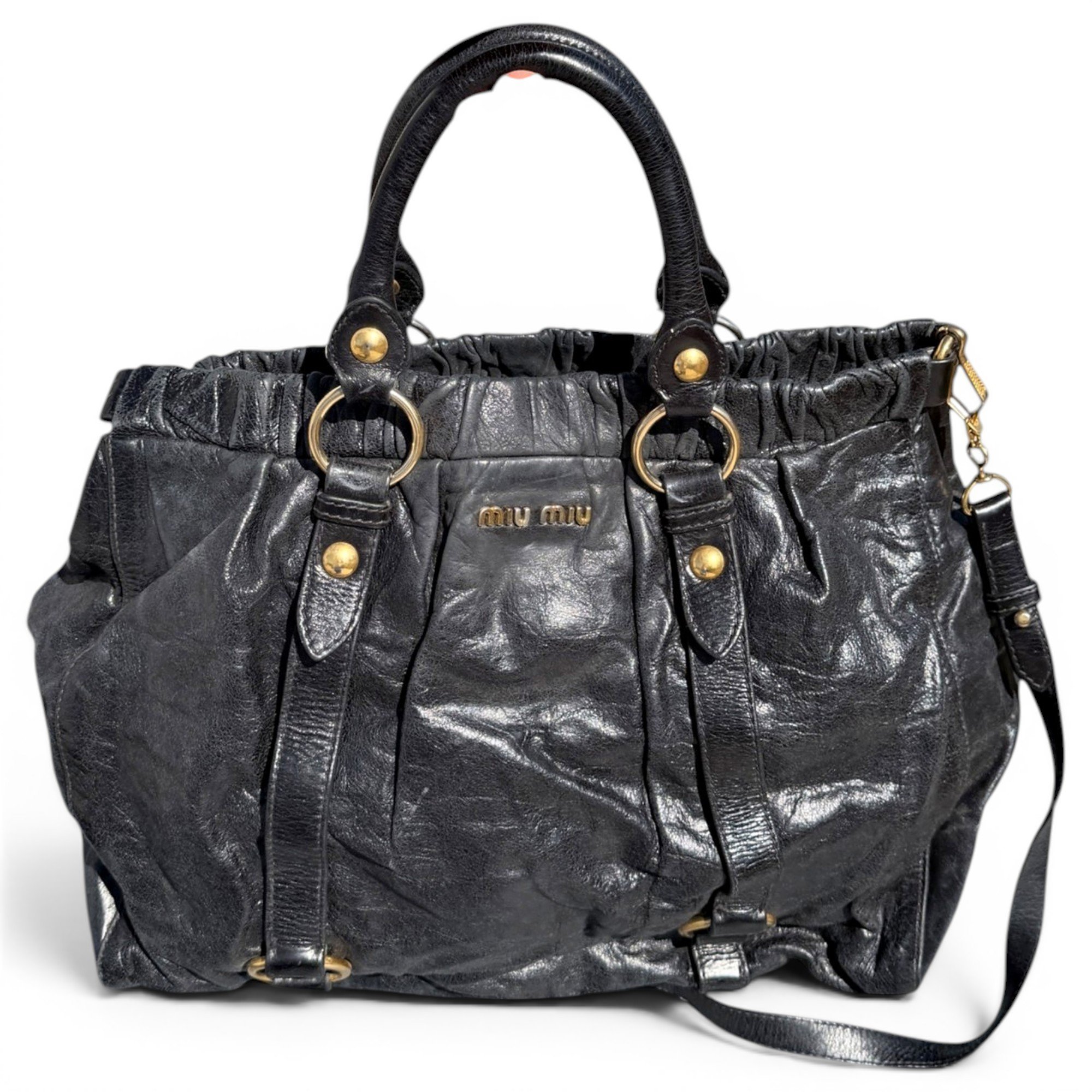 Vitello leather handbag