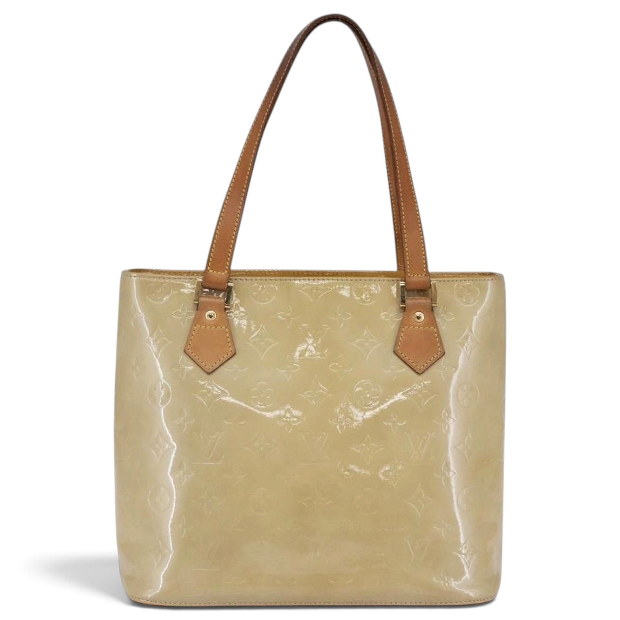 Houston patent leather handbag