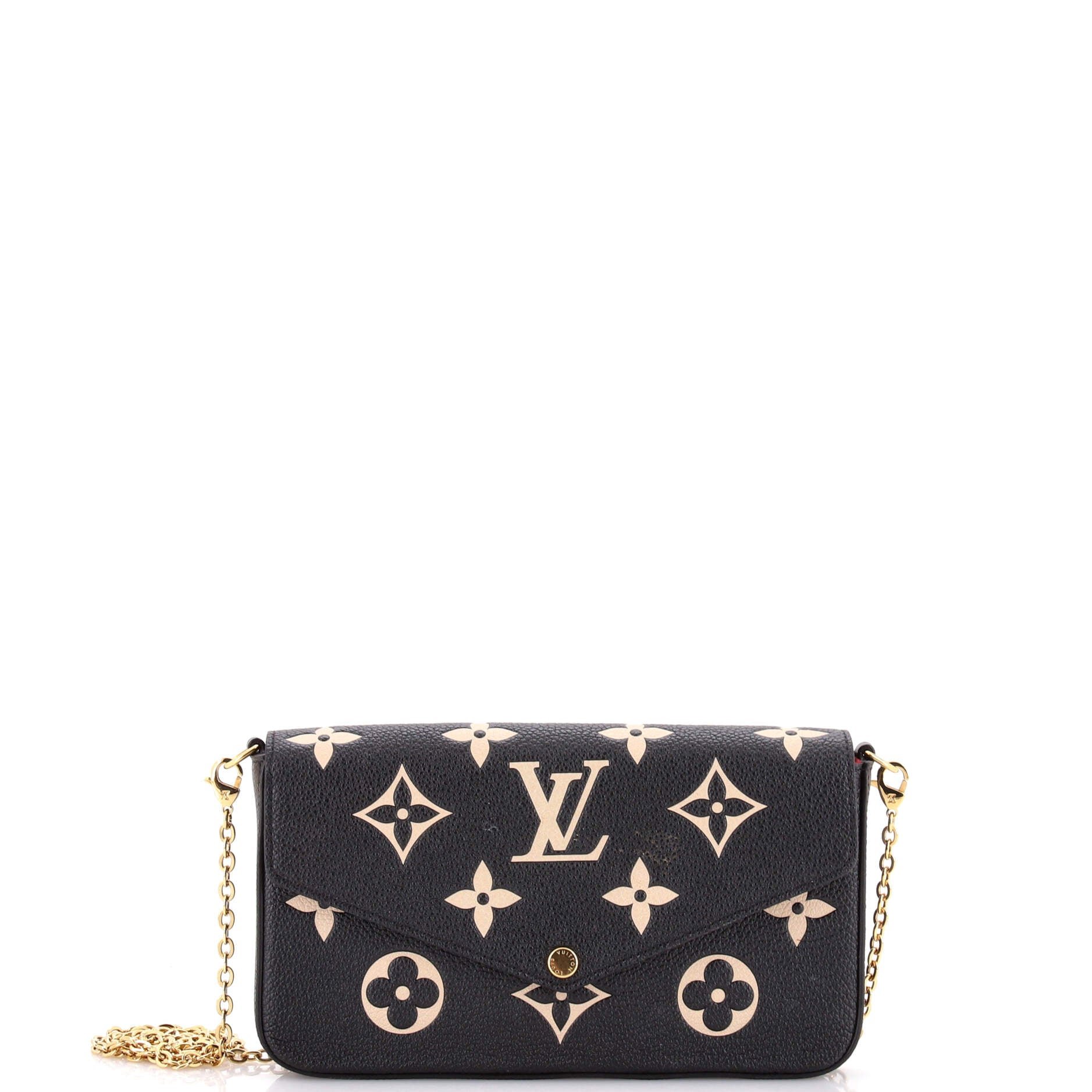 Felicie Pochette Bicolor Monogram Empreinte Giant