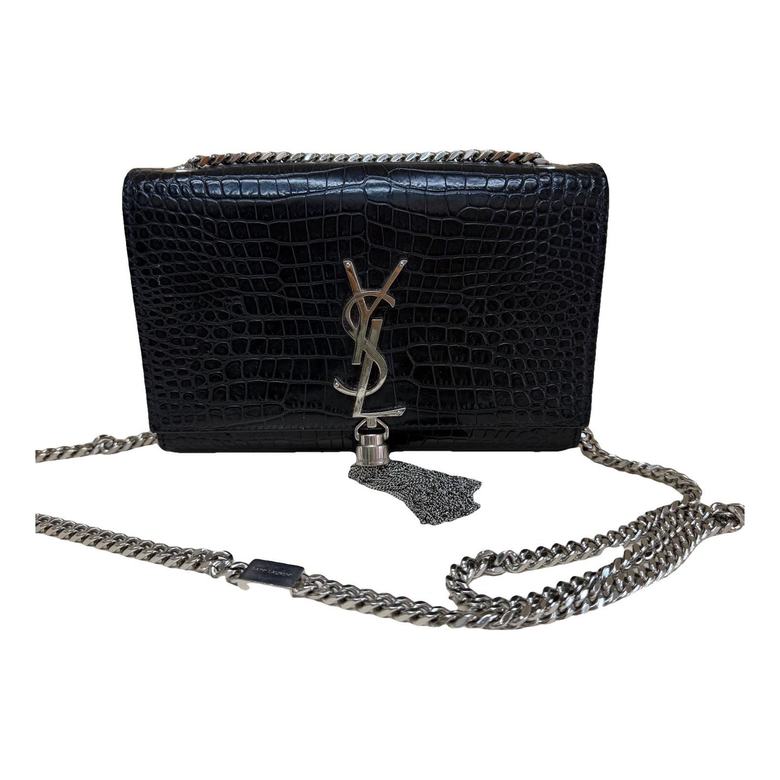 Pompom Kate leather handbag