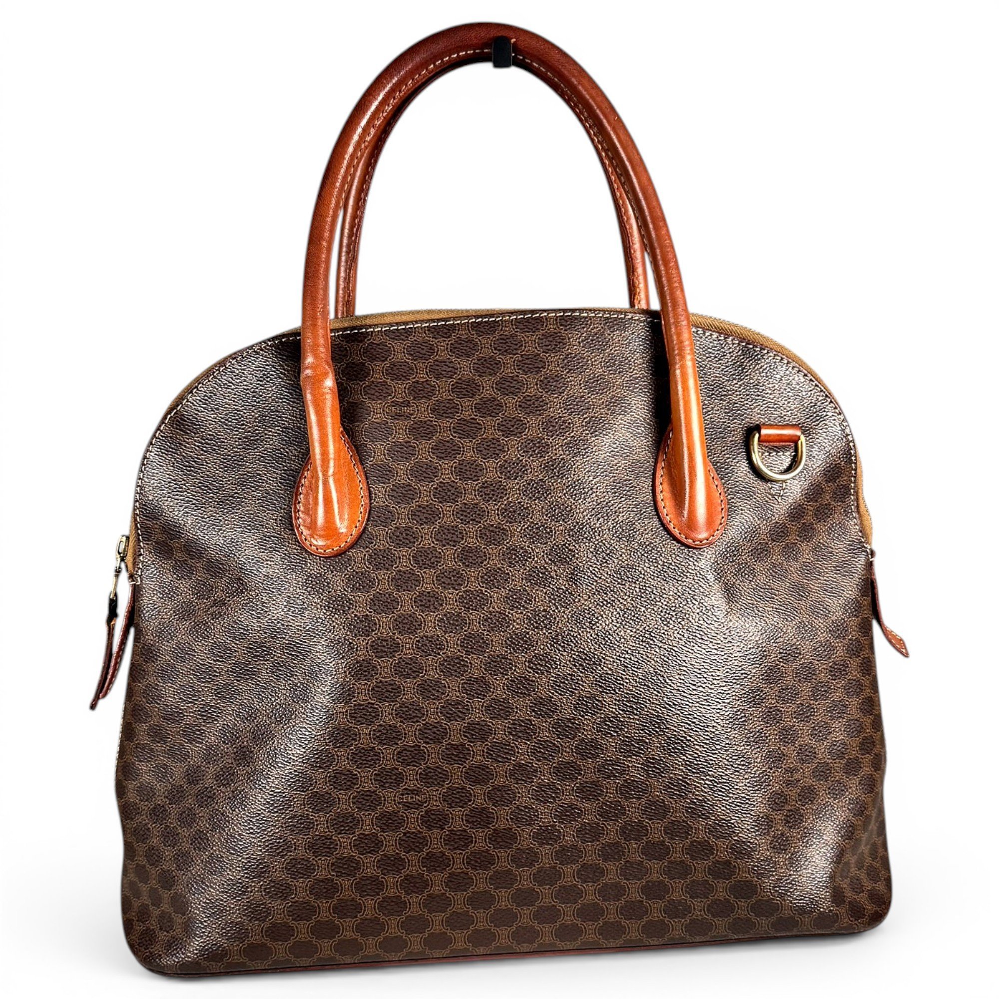 Patent leather handbag