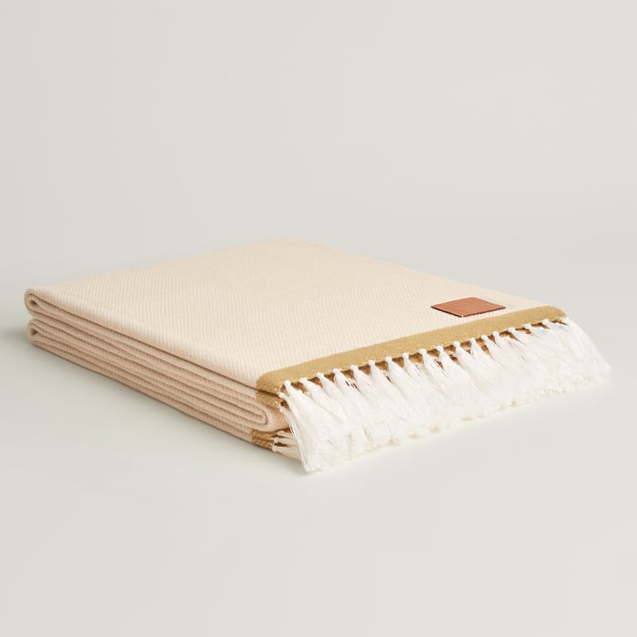Ivoire H Tape Lino Blanket