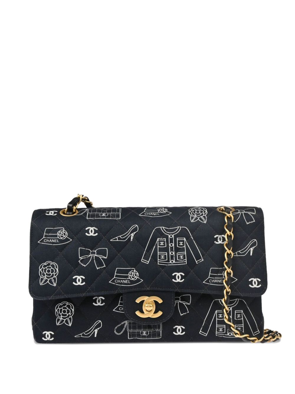 2002 medium Icon Double Flap shoulder bag