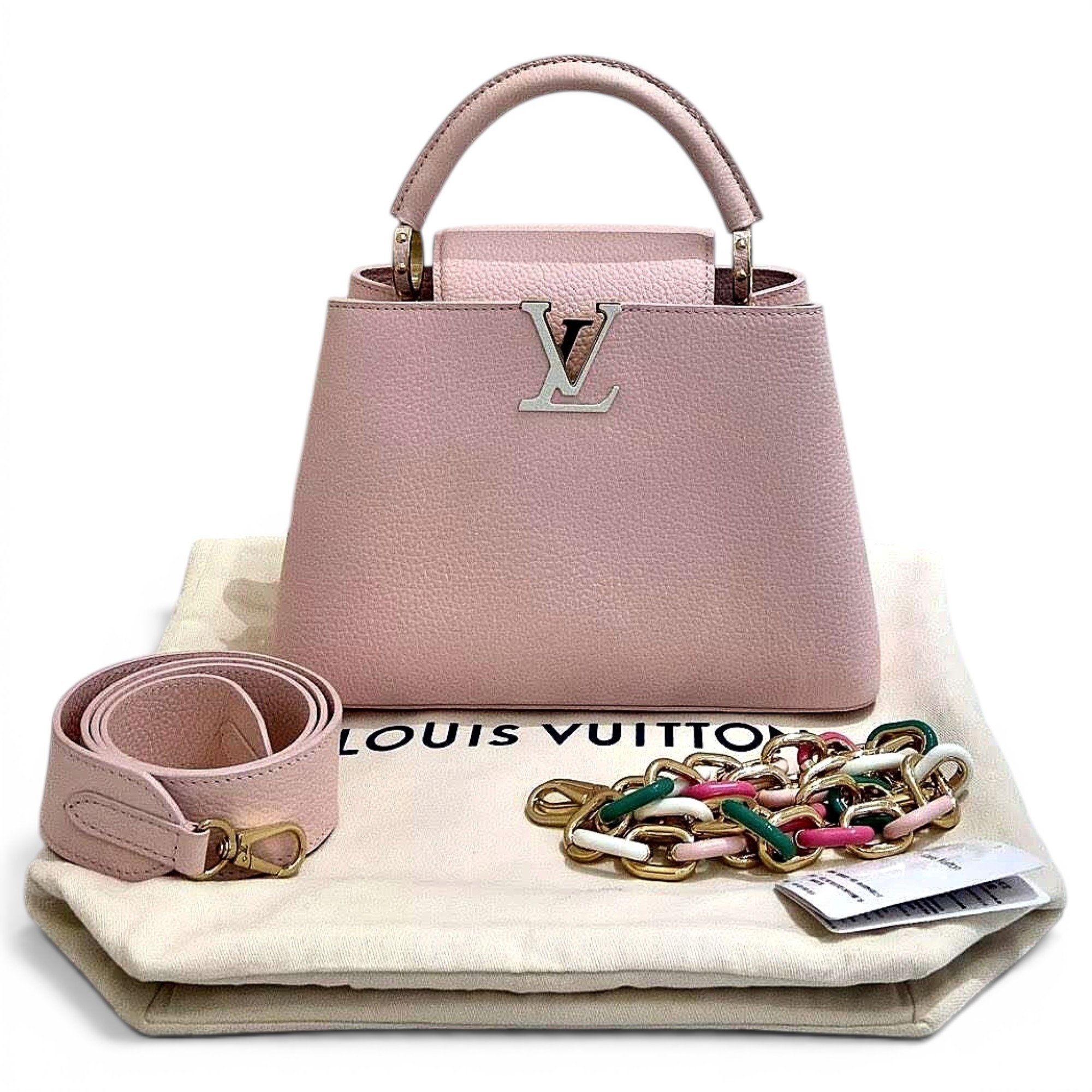 Capucines leather handbag
