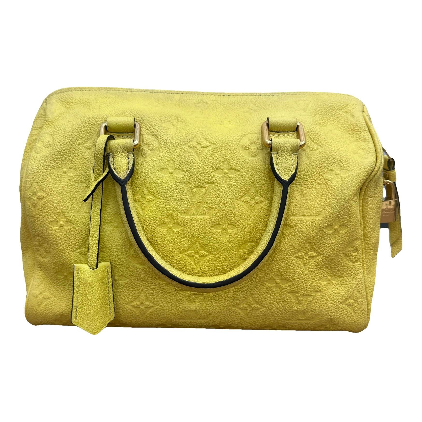 Speedy leather handbag
