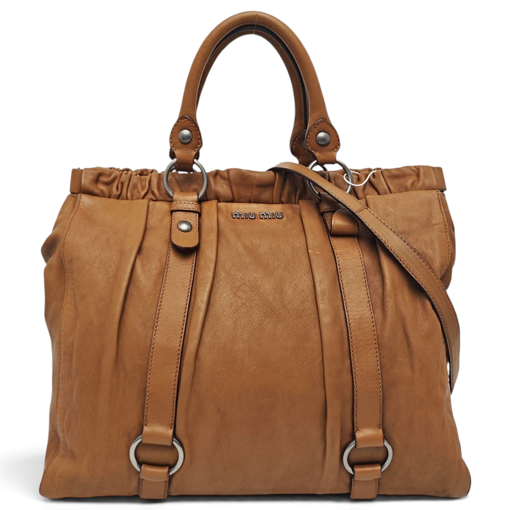 Vitello leather handbag