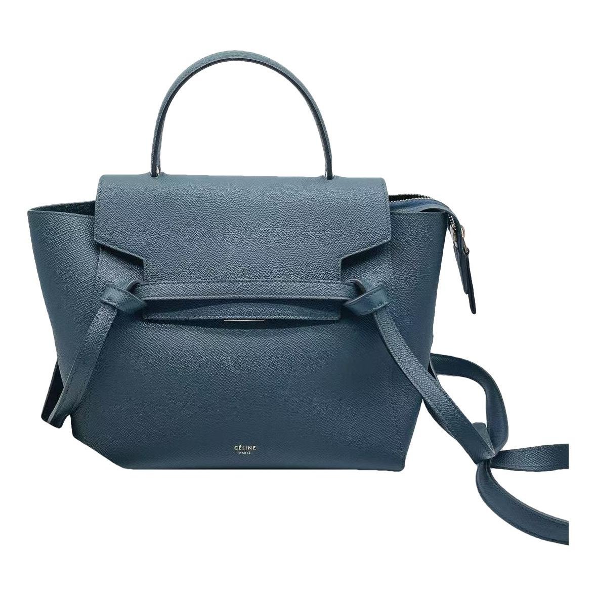 Belt leather handbag