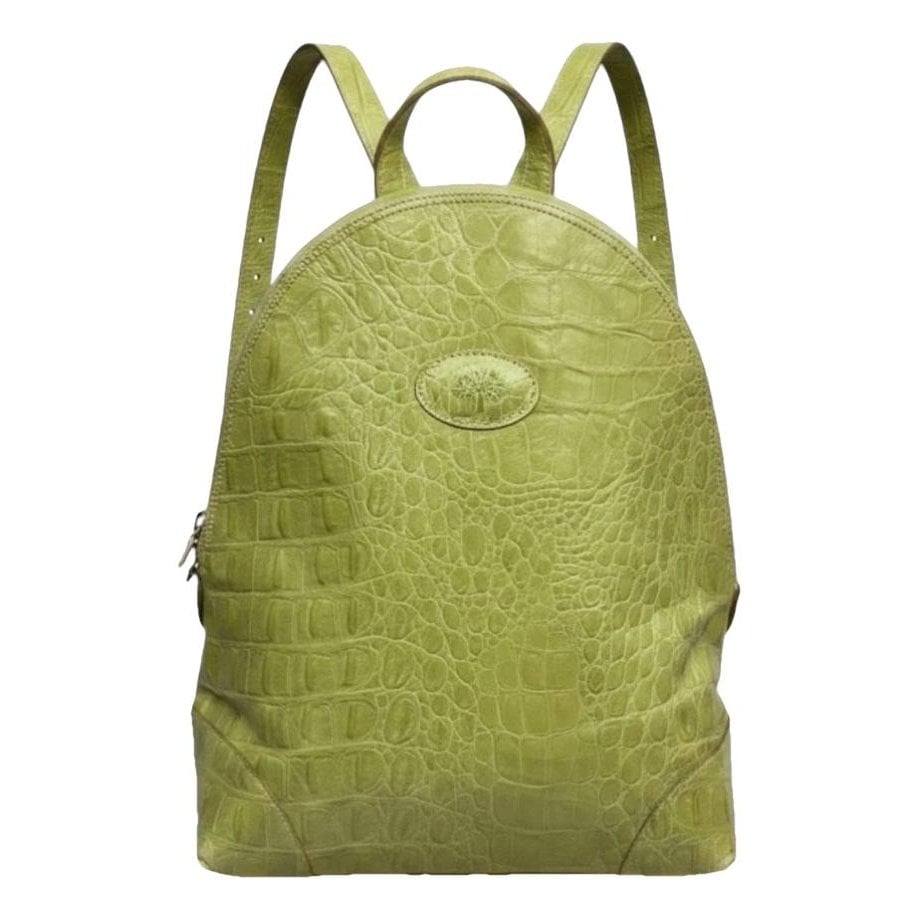 Leather backpack