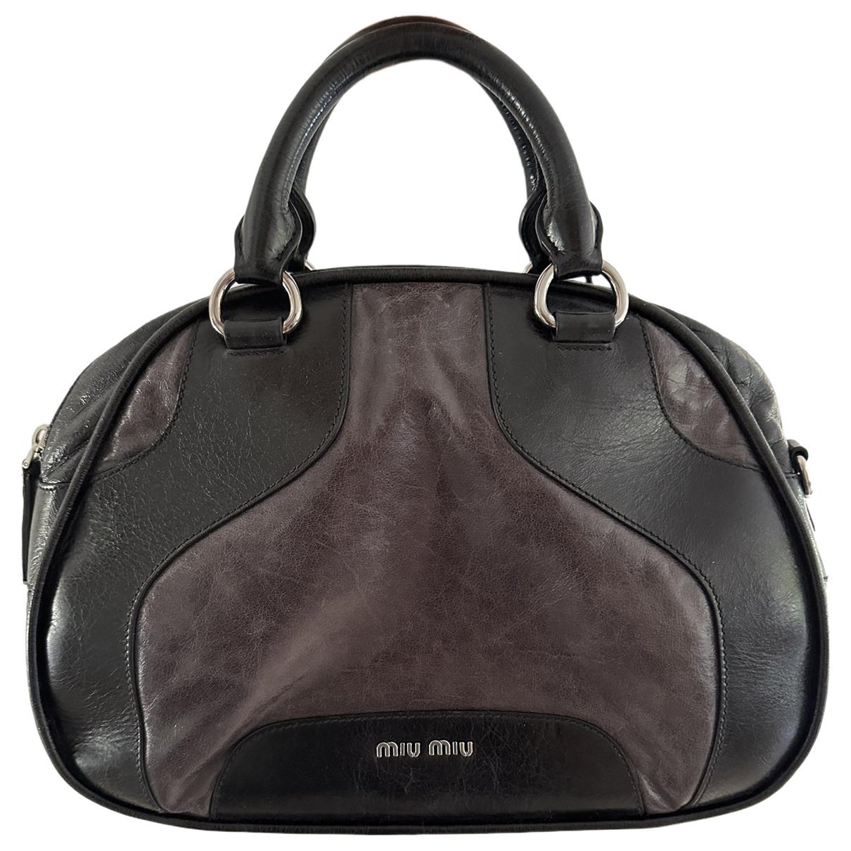 Miu Wander leather handbag