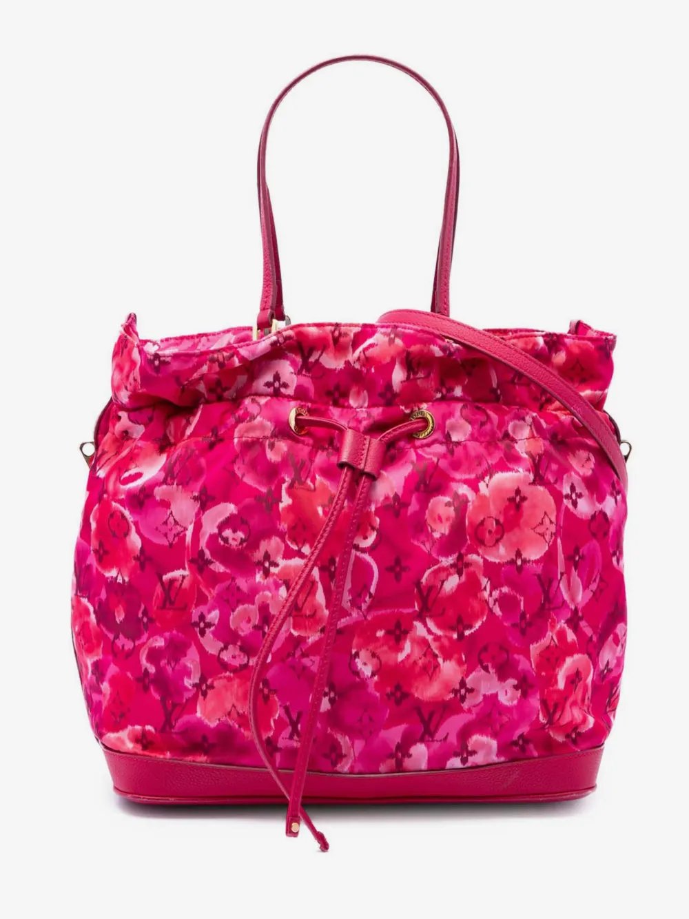 2013 Limited Edition Monogram Nylon Ikat Noefull MM bucket bag
