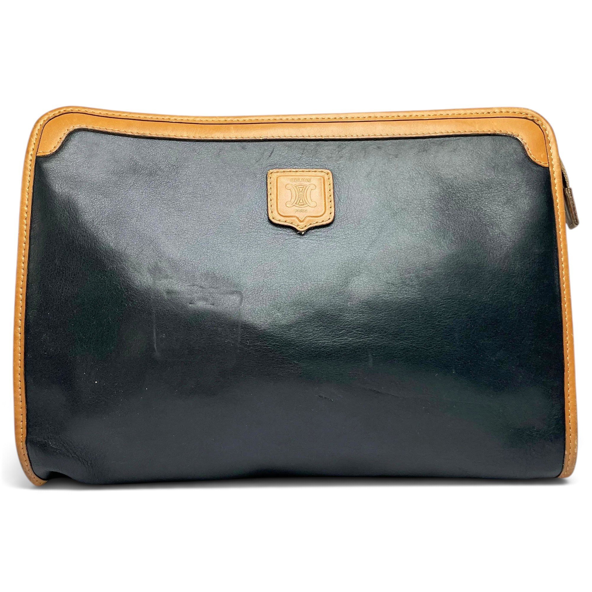 Triomphe leather mini bag