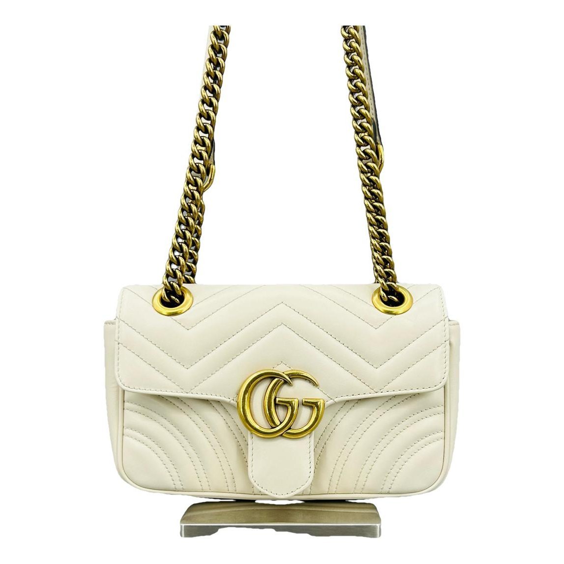 GG Marmont Flap leather handbag