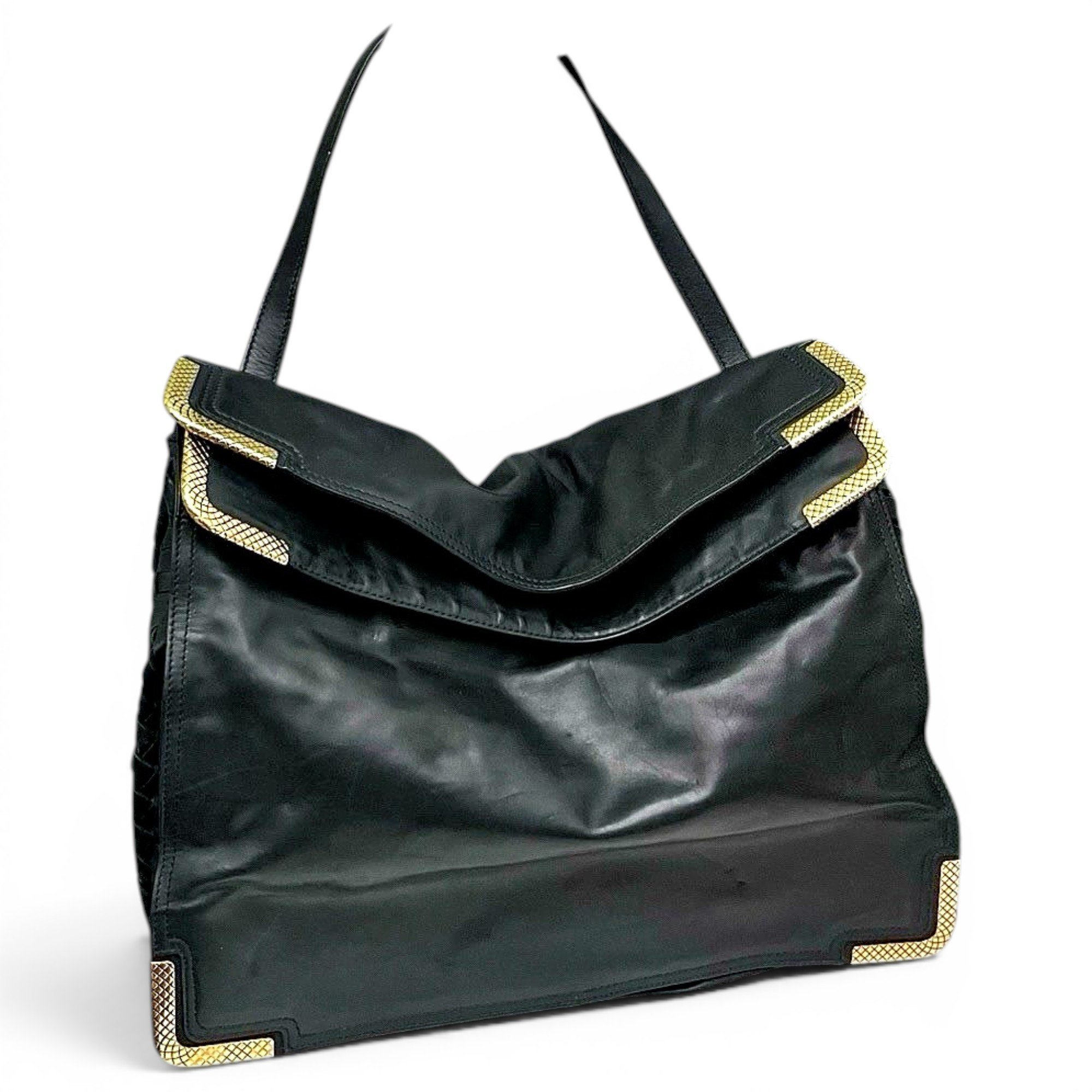 Leather handbag