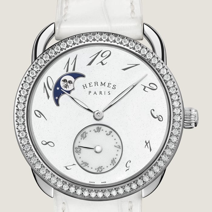 Sans Coloris Arceau Petite Lune Watch, Large Model, 38 MM