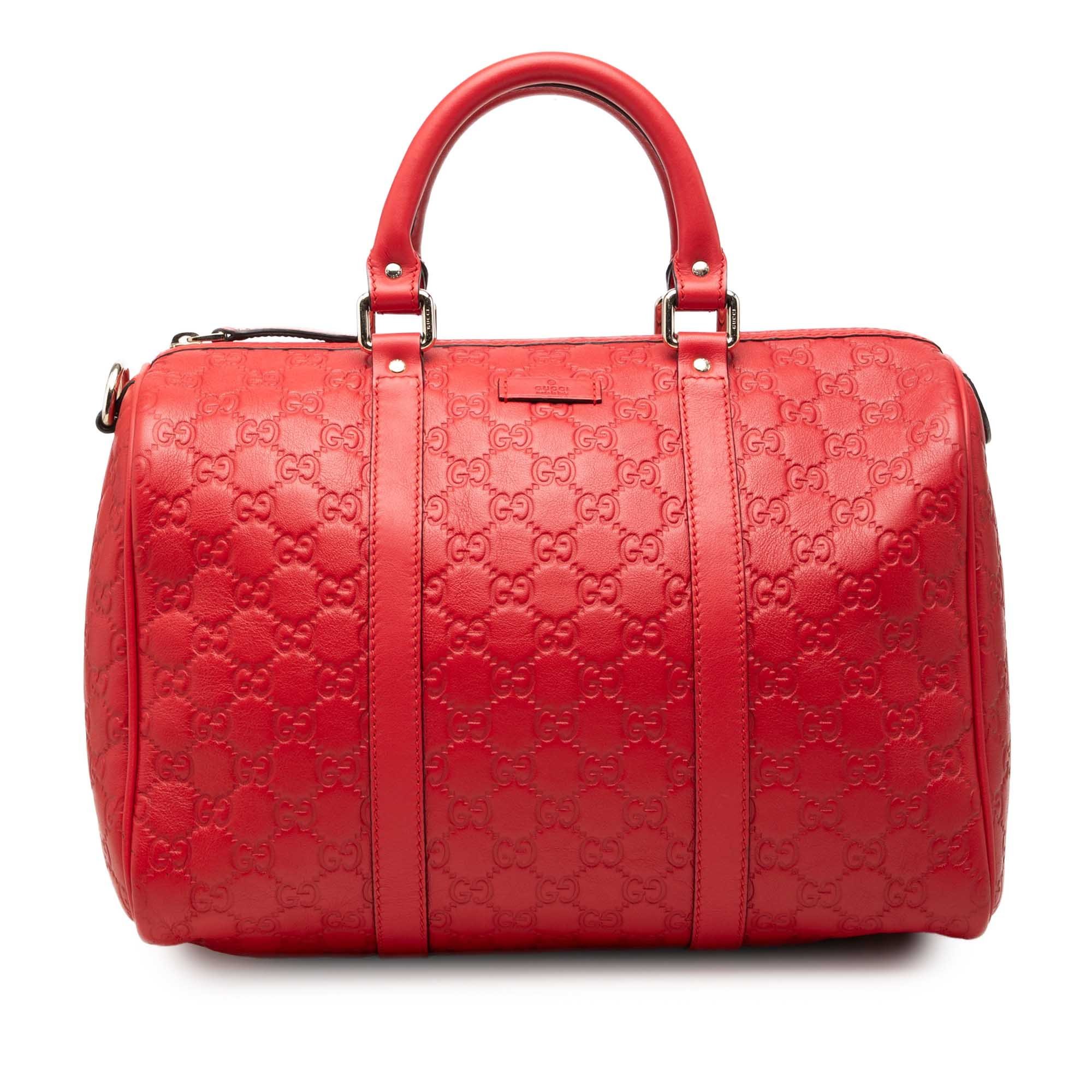 Boston leather bag