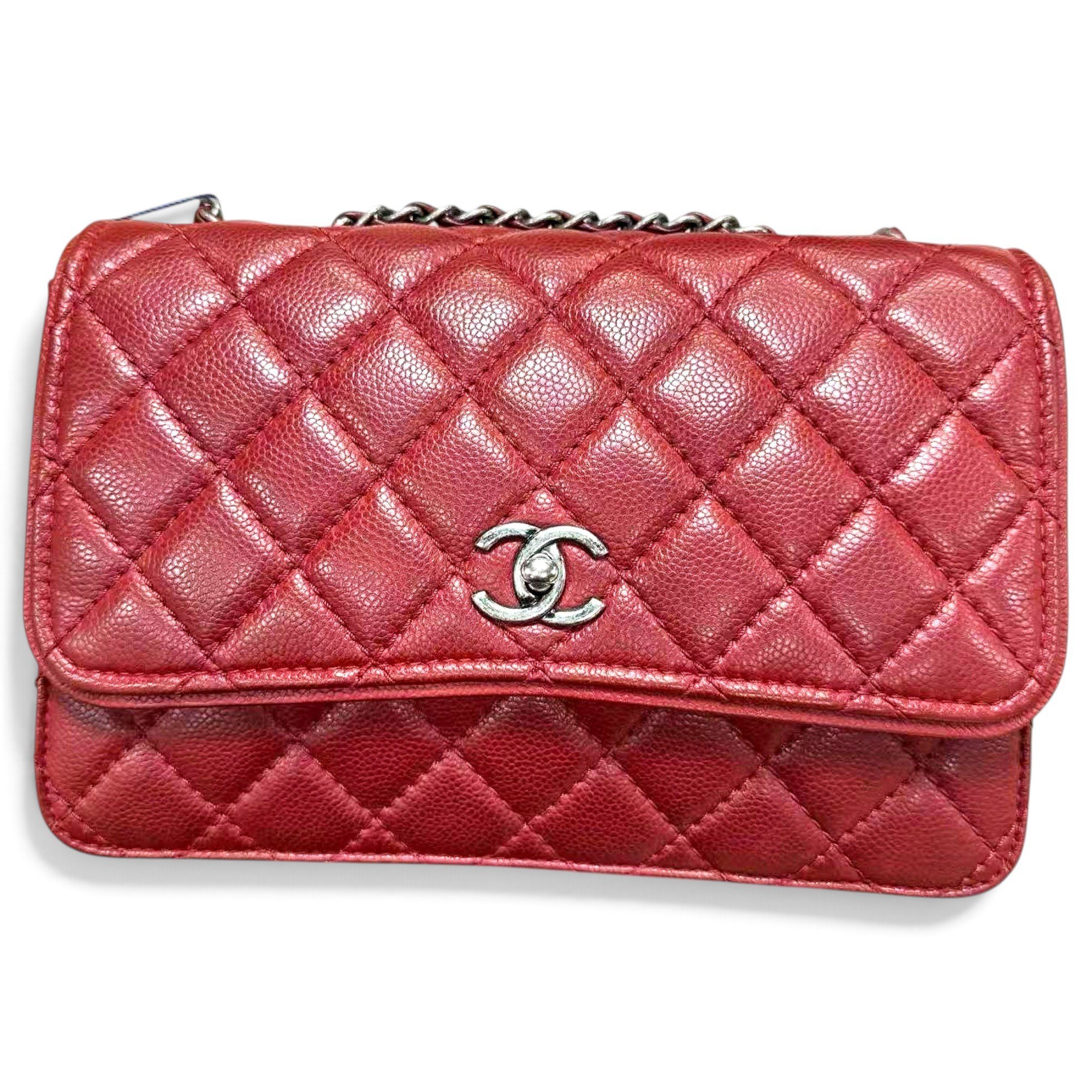Wallet On Chain Timeless/Classique leather crossbody bag