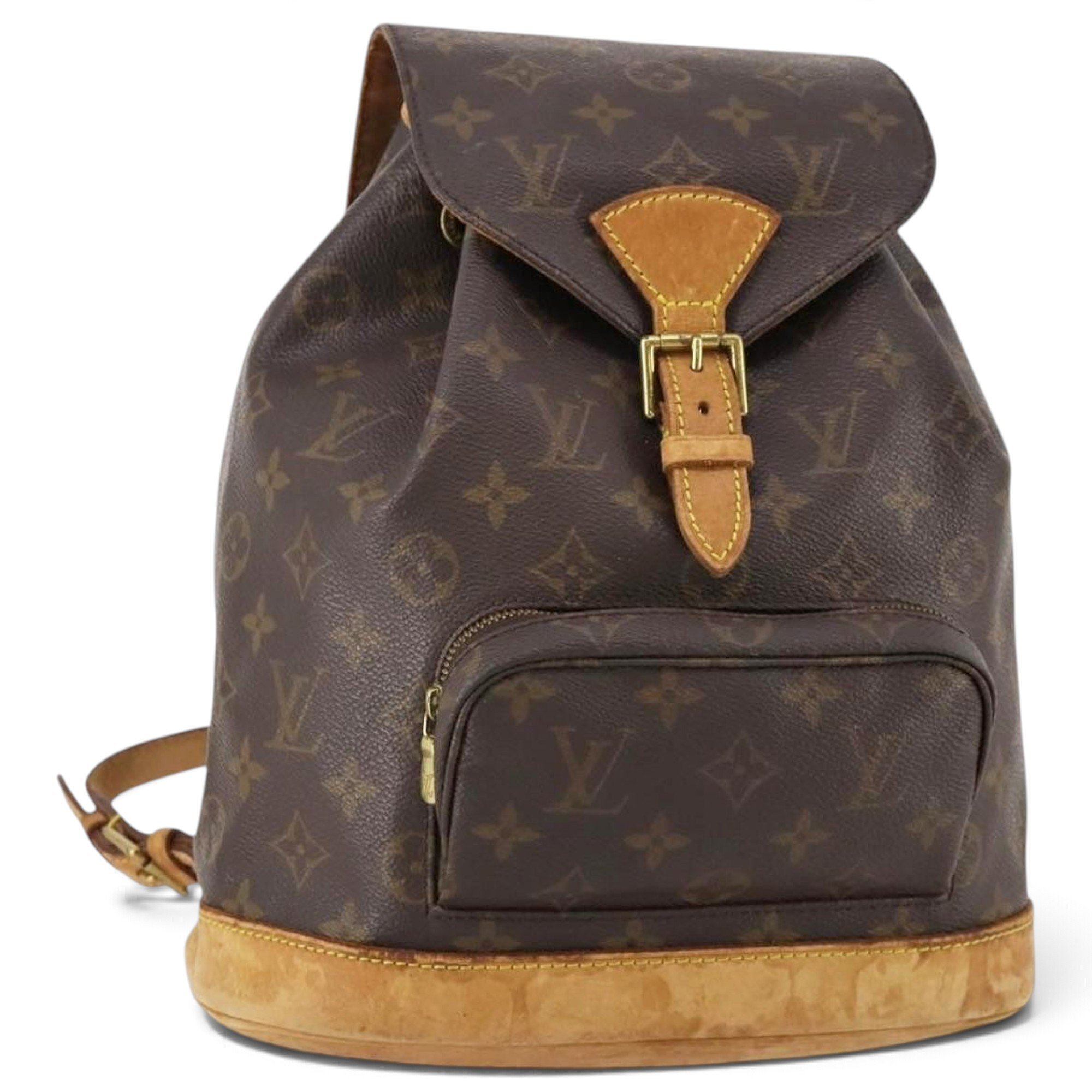 Montsouris leather backpack