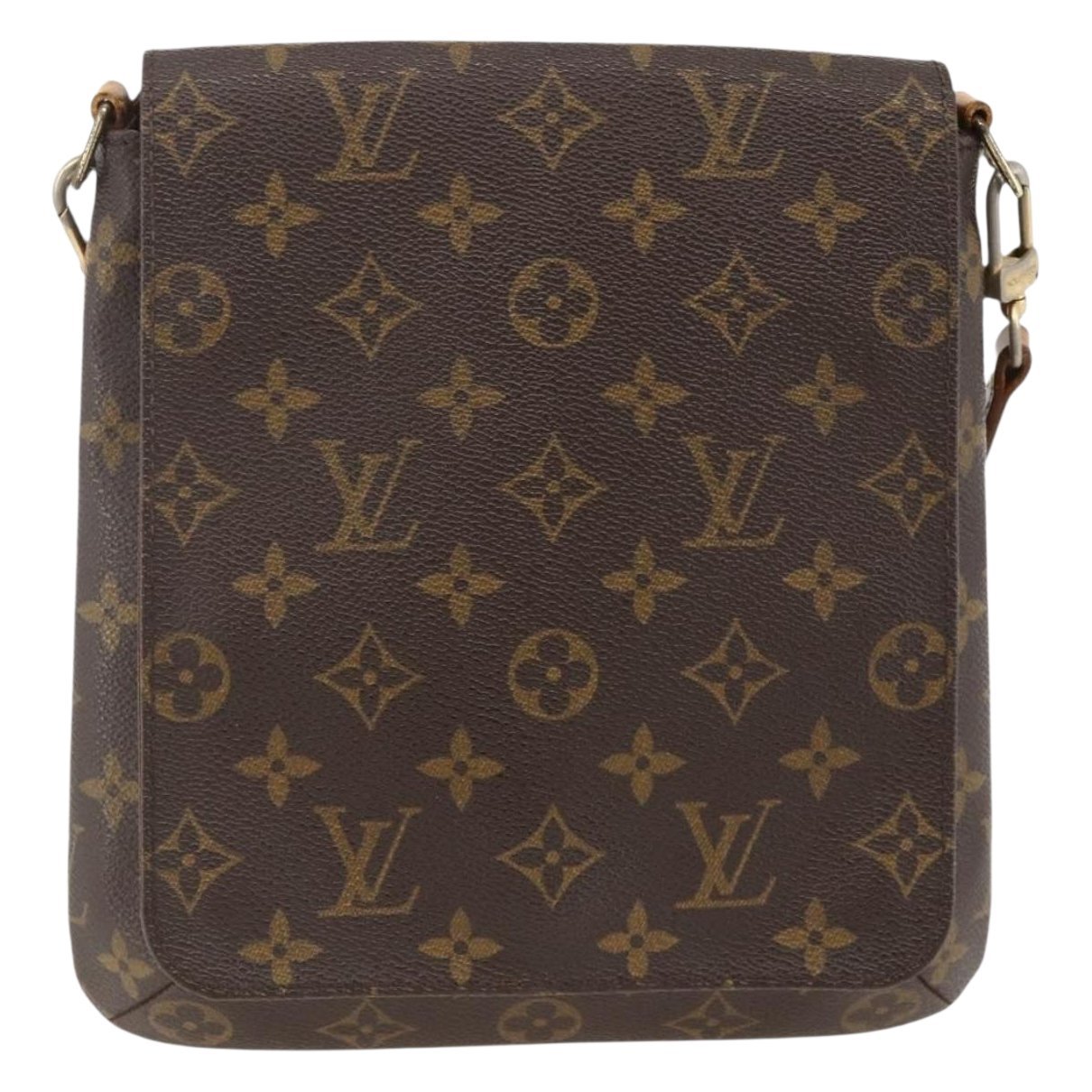 Musette leather handbag