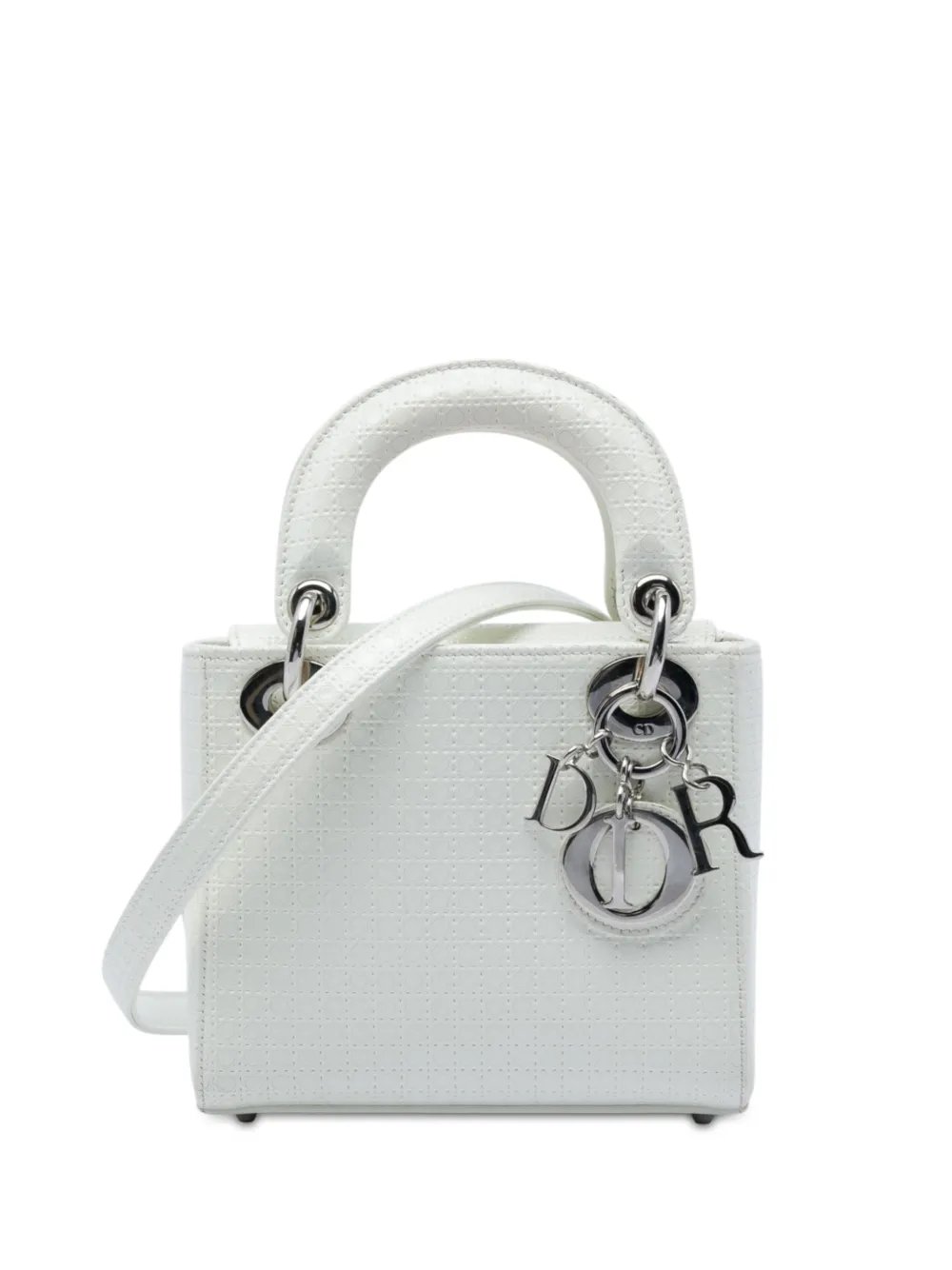 2016 Mini Patent Microcannage Lady Dior satchel