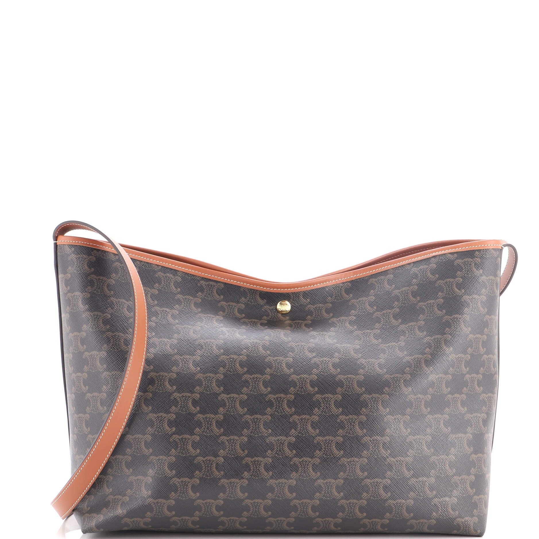 Soft Shopper Tote Triomphe Coated Canvas