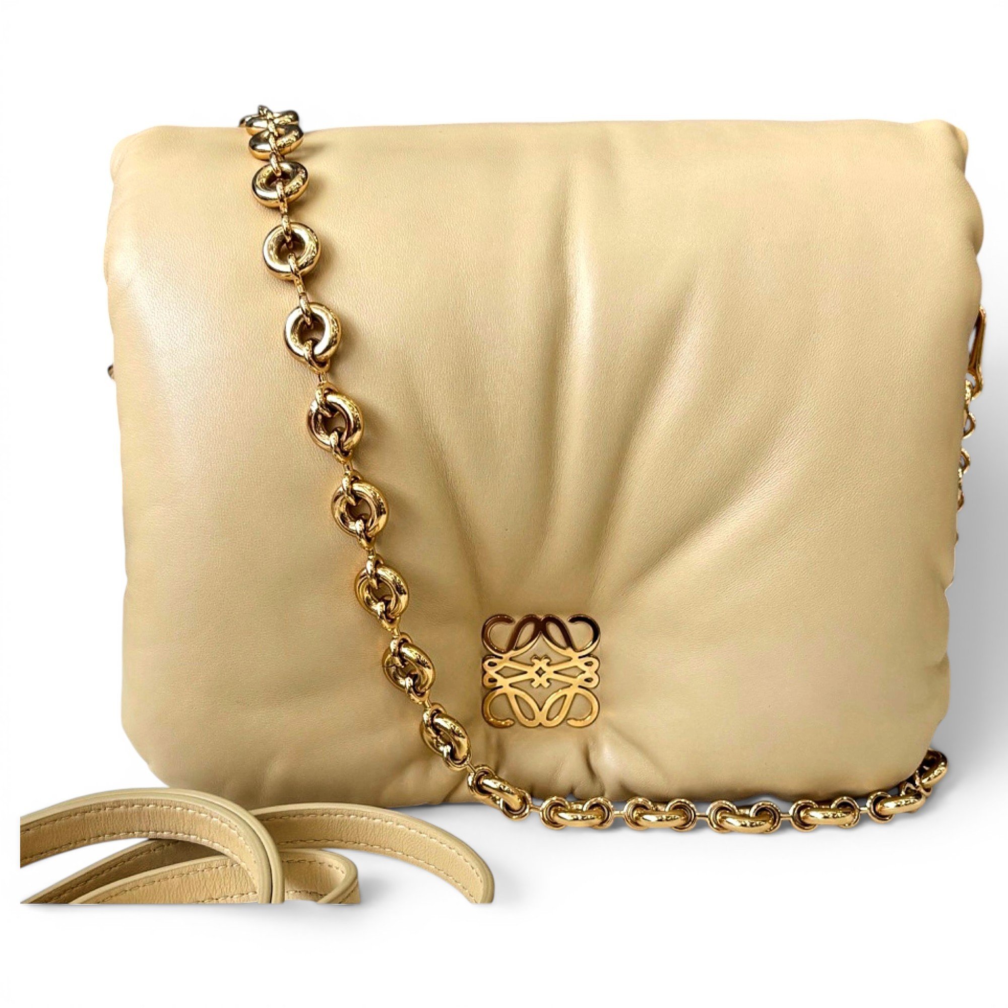 Goya Puffer leather handbag