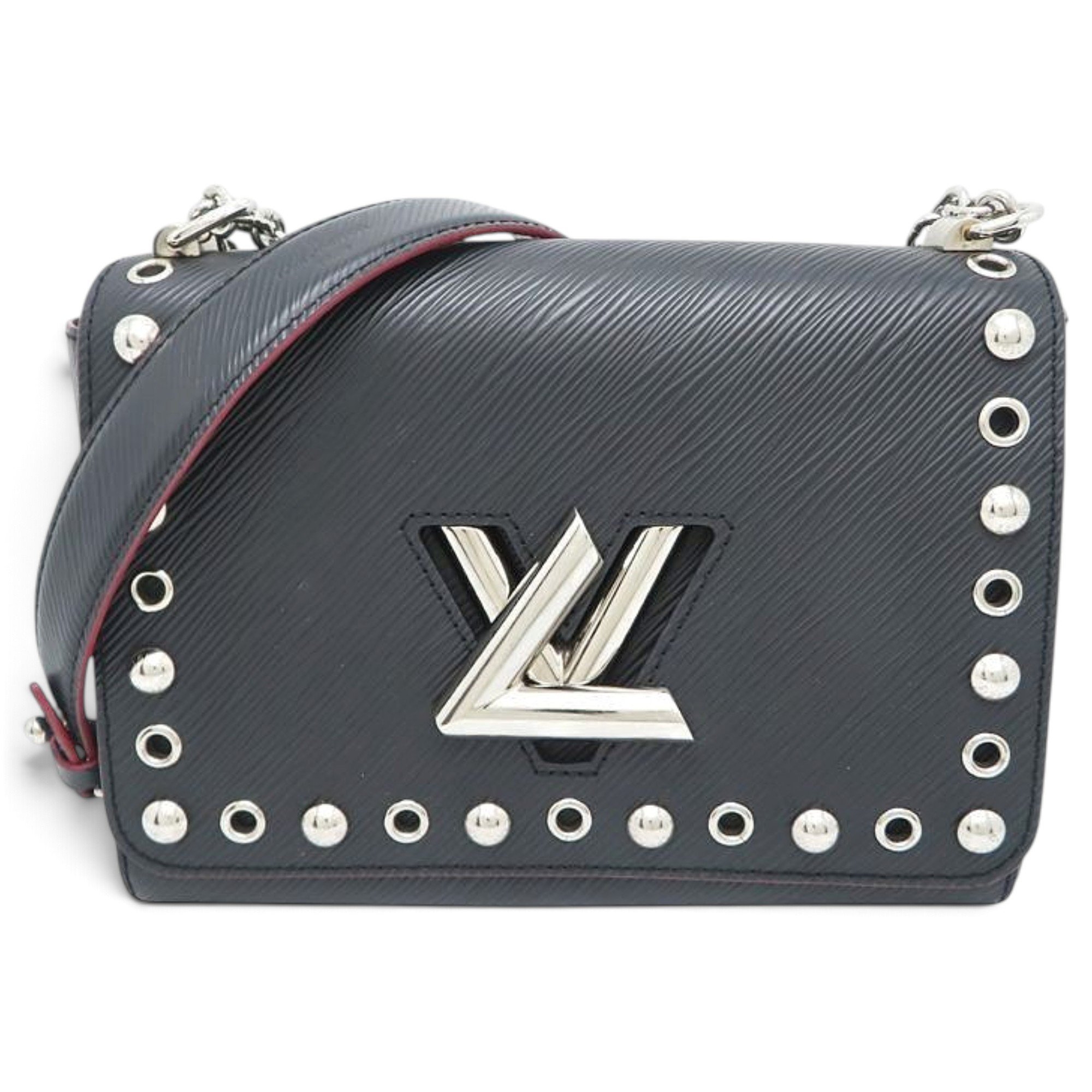 Twist leather handbag