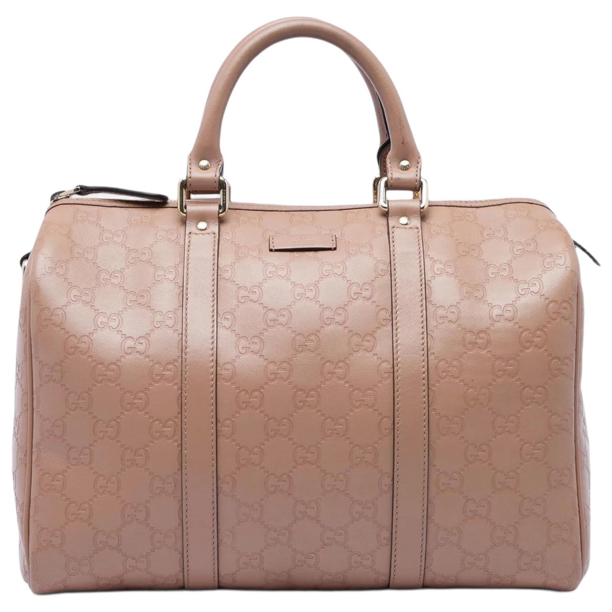 Boston leather bag
