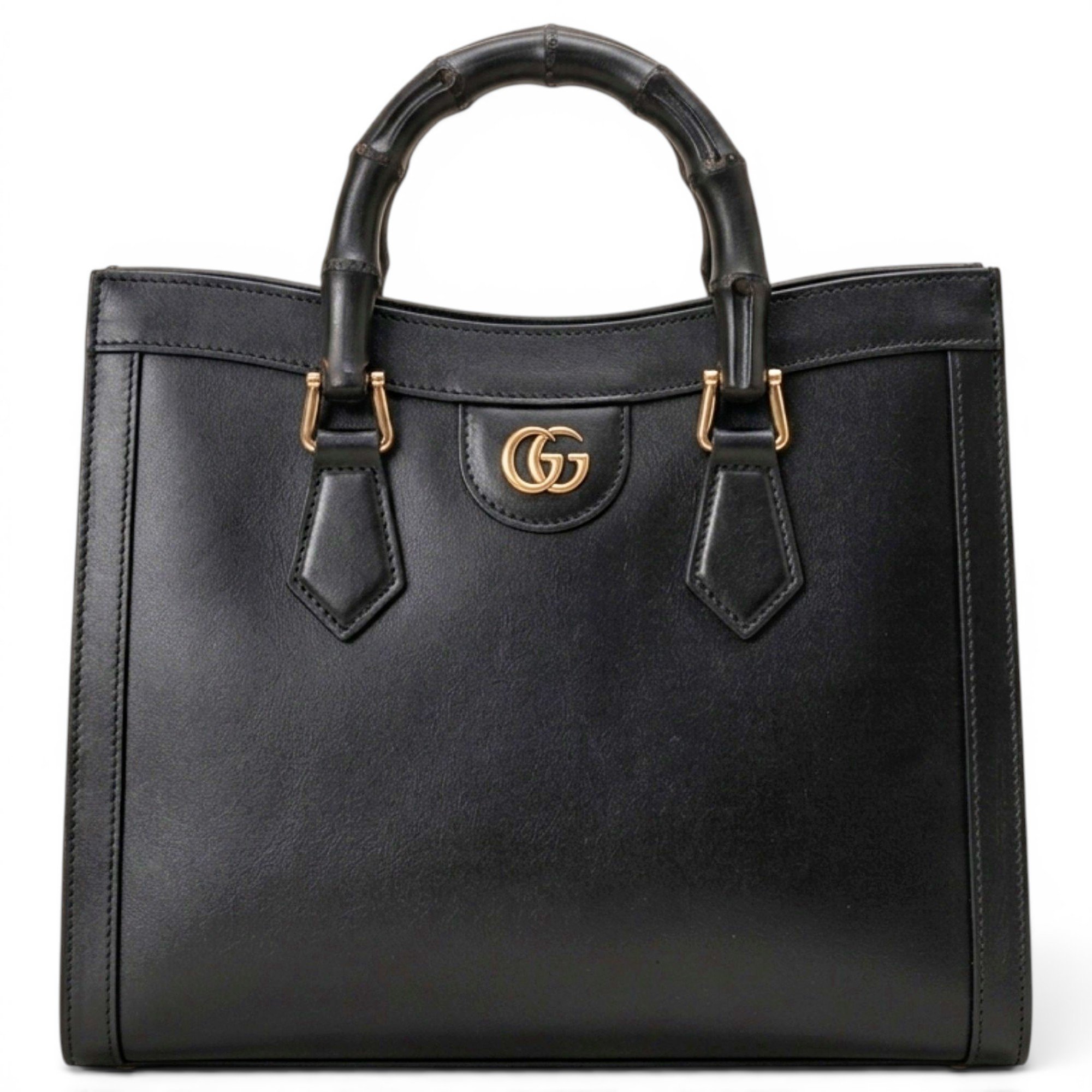 Diana Bamboo leather tote