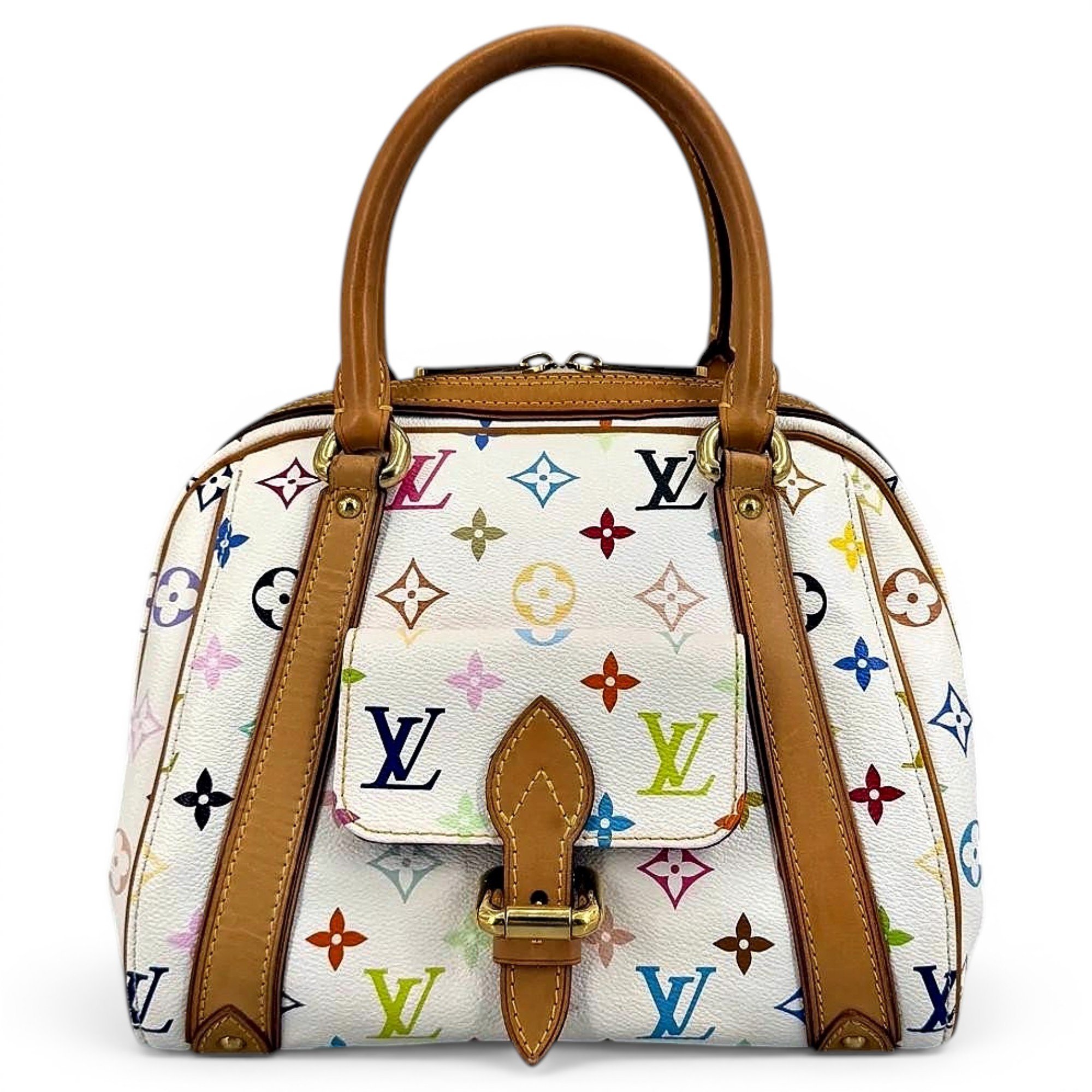 Leather bowling bag