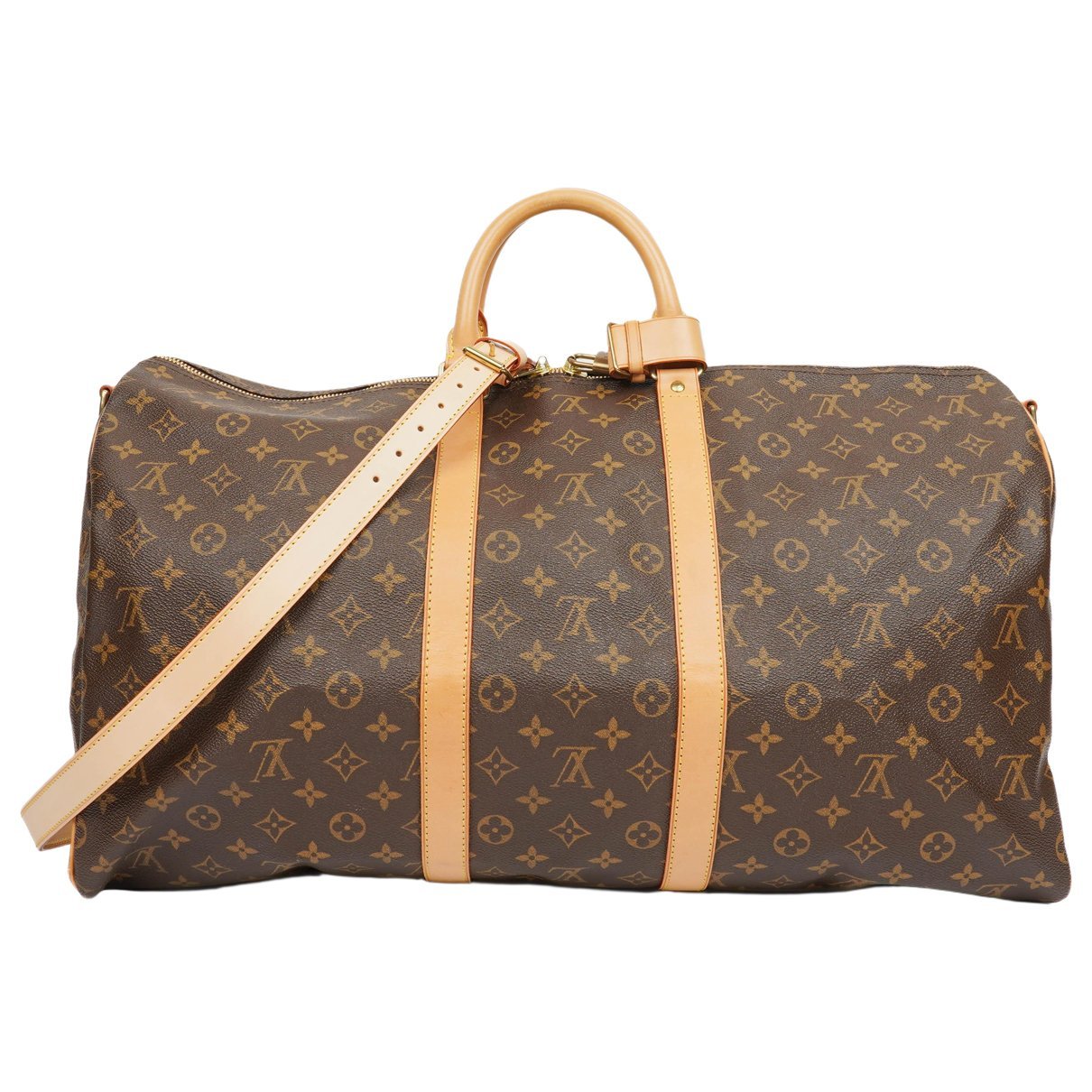 Louis Vuitton Keepall cloth travel bag