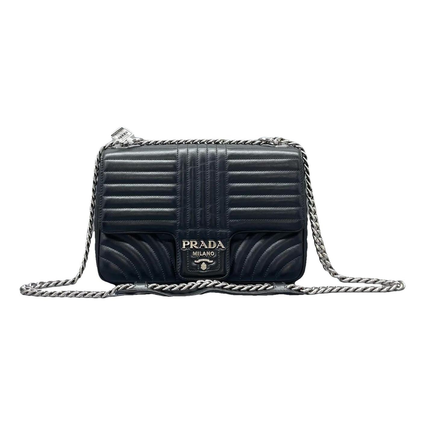 Diagramme leather mini bag