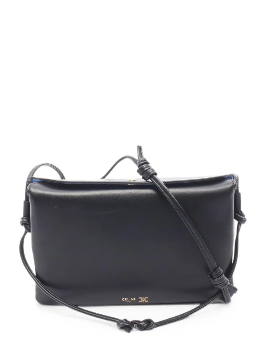 2020s Trio Flap leather shoulder bag