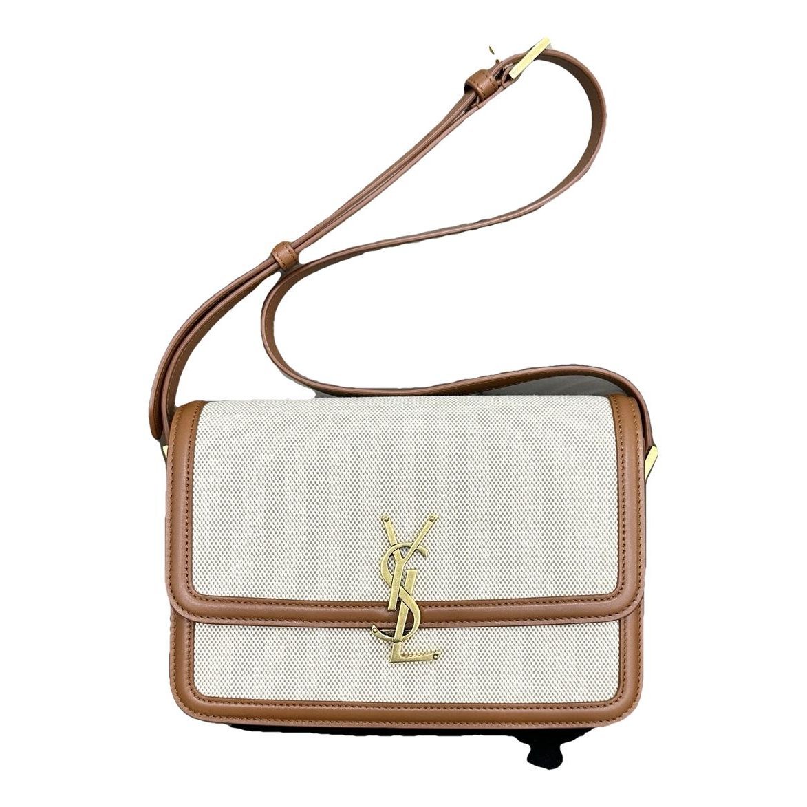 Solférino leather handbag
