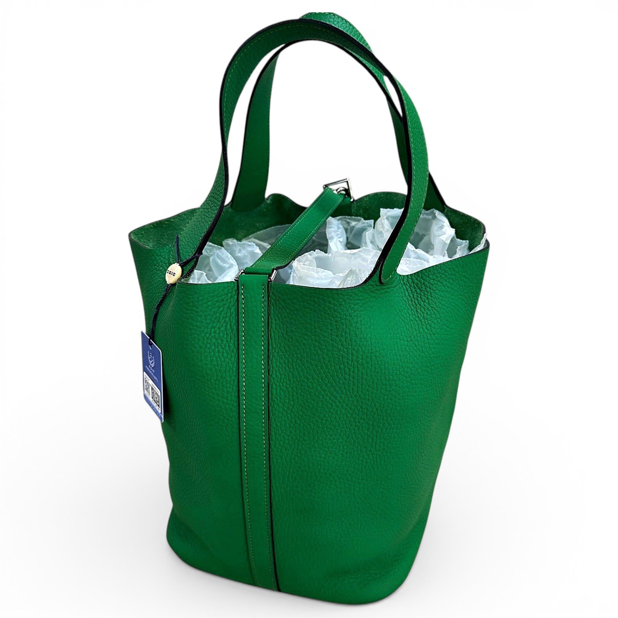 Picotin leather handbag