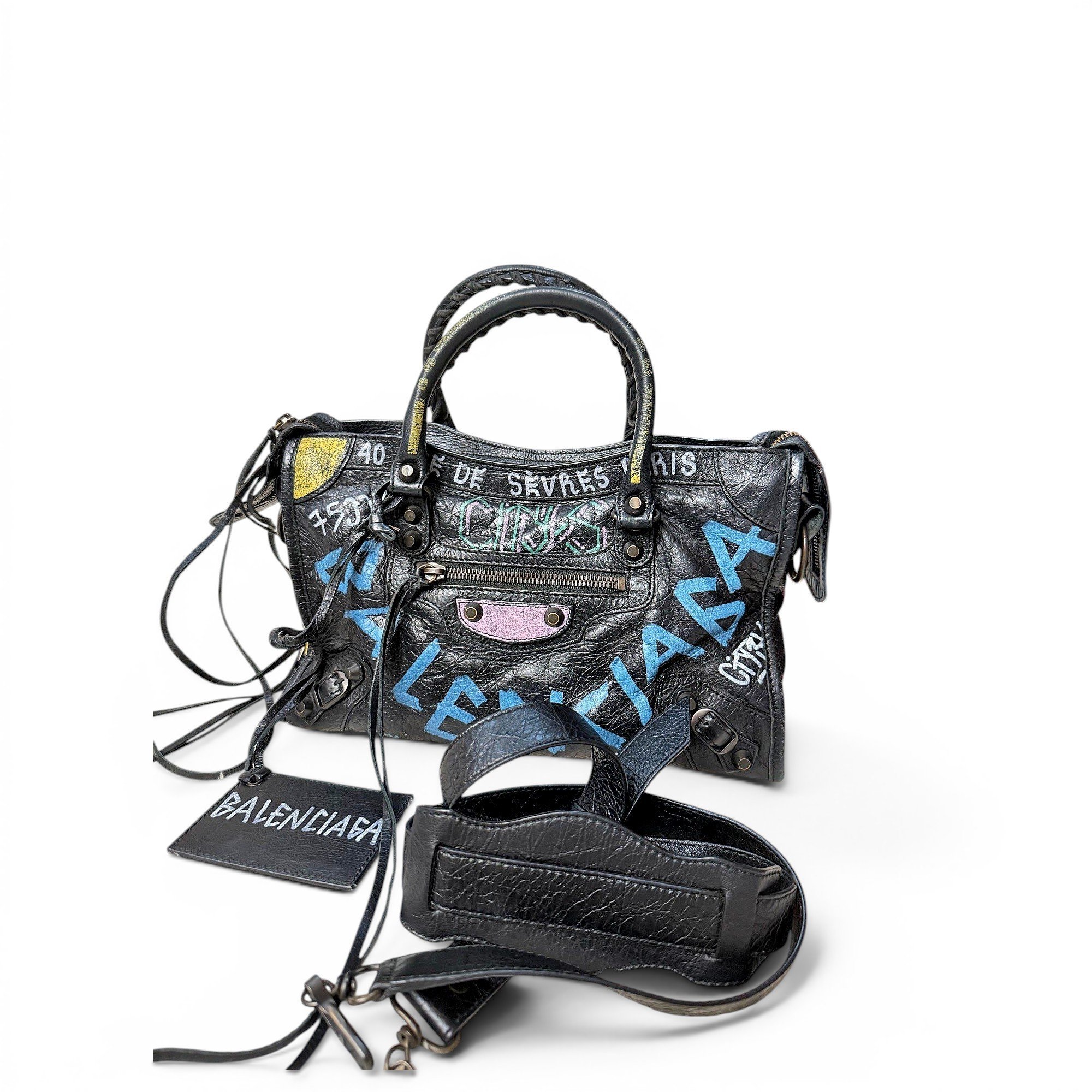 Leather handbag