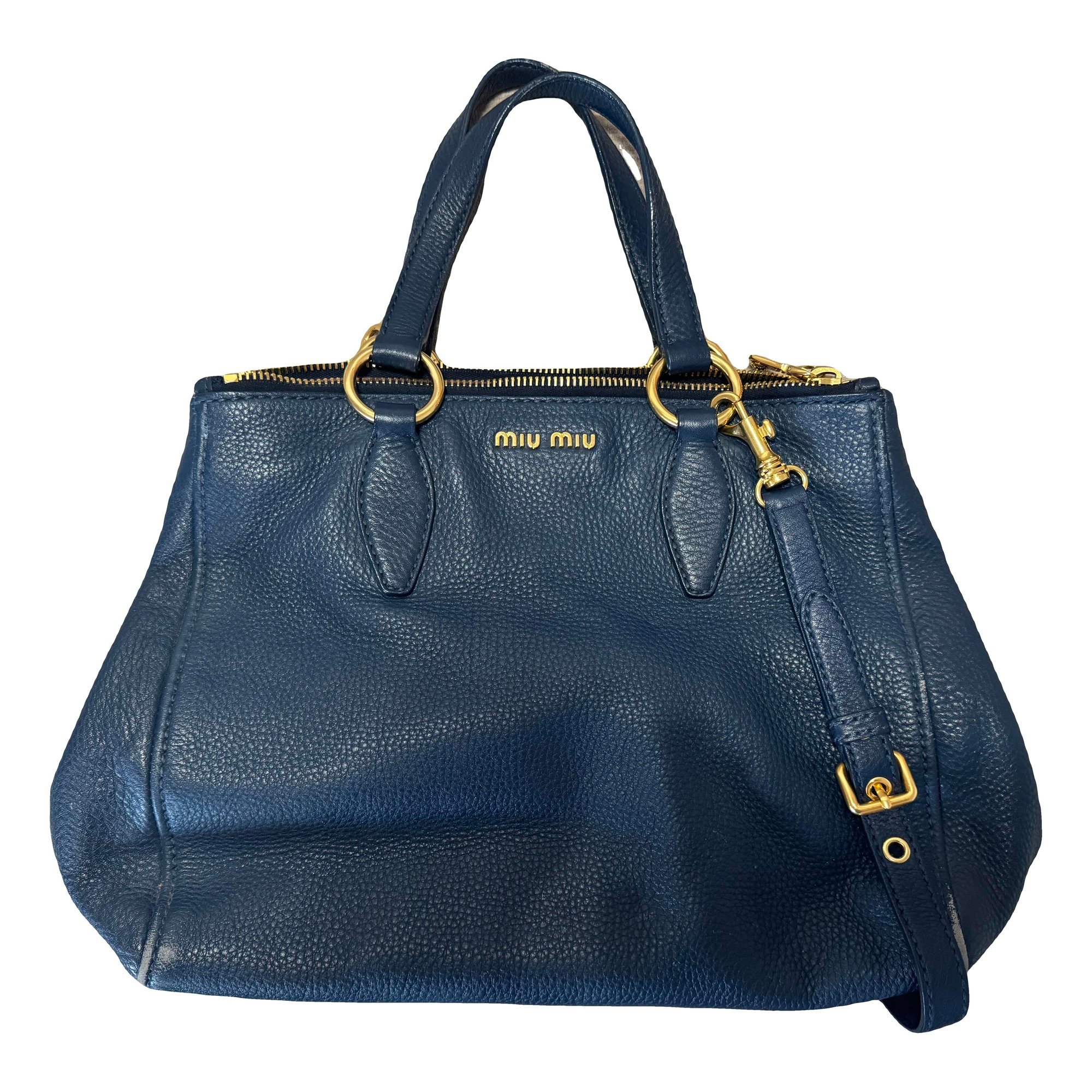 Miu Miu Vitello leather handbag