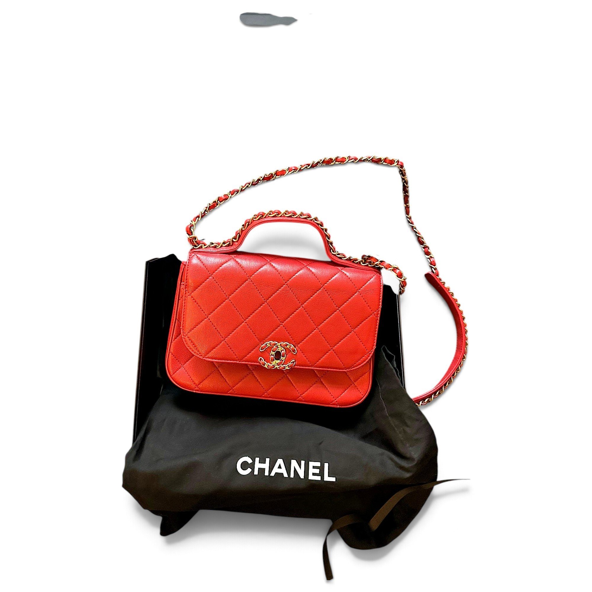 Timeless Classique Top Handle leather handbag