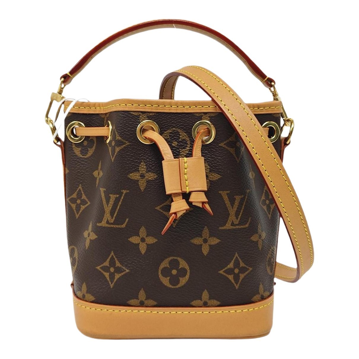 Nano Noé leather handbag