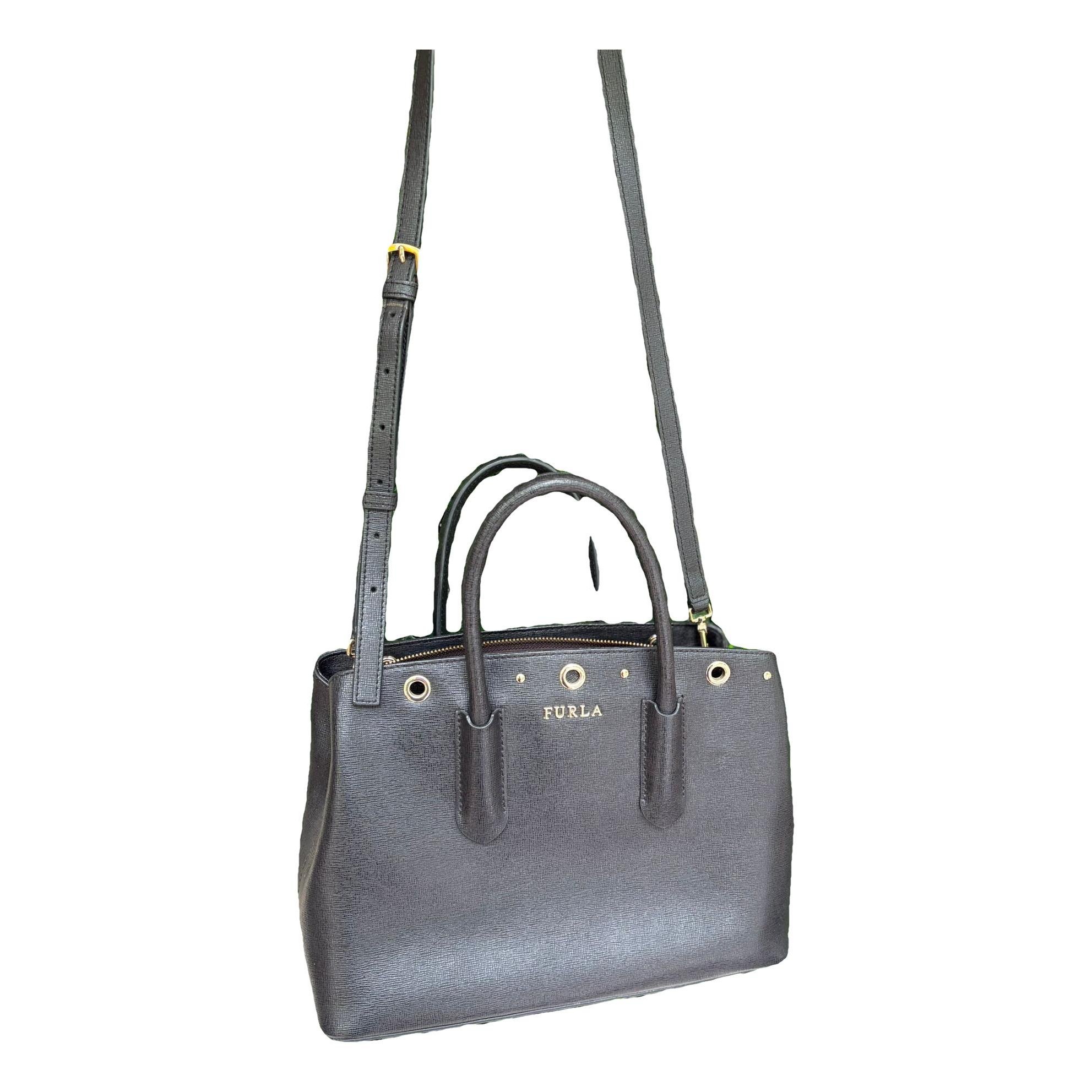 Leather tote