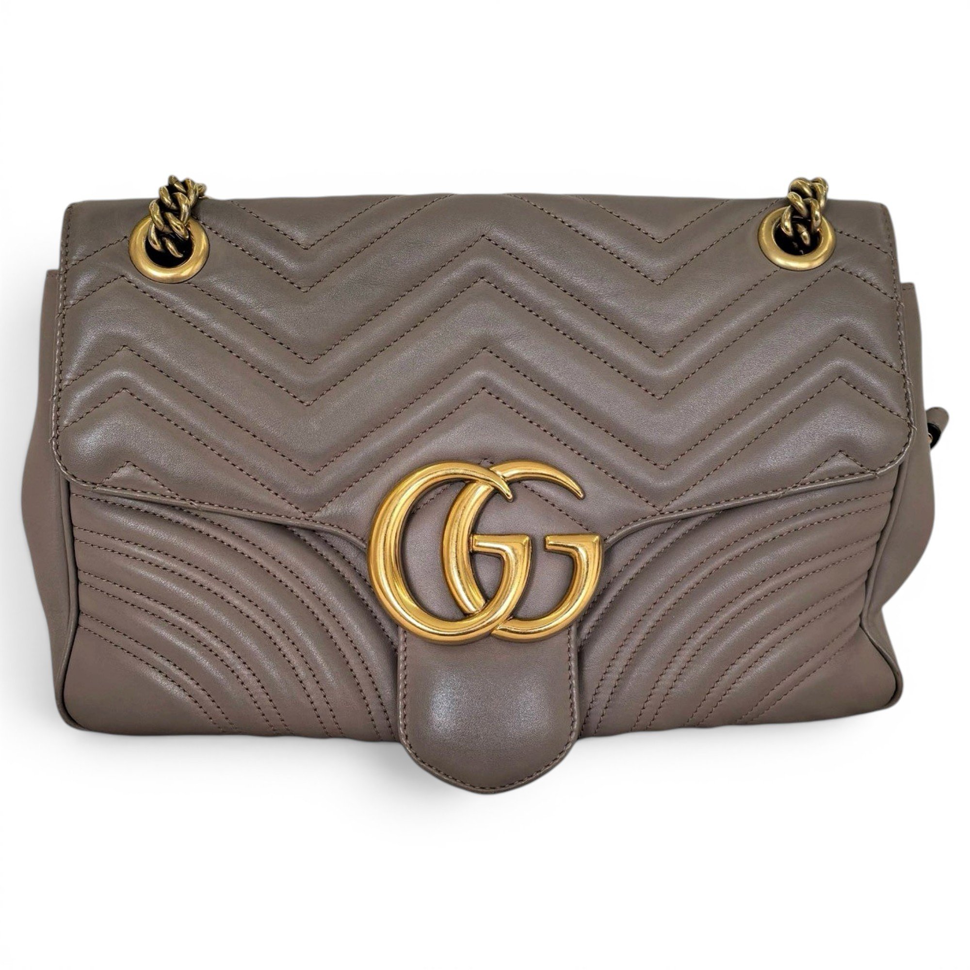 GG Marmont Flap leather crossbody bag