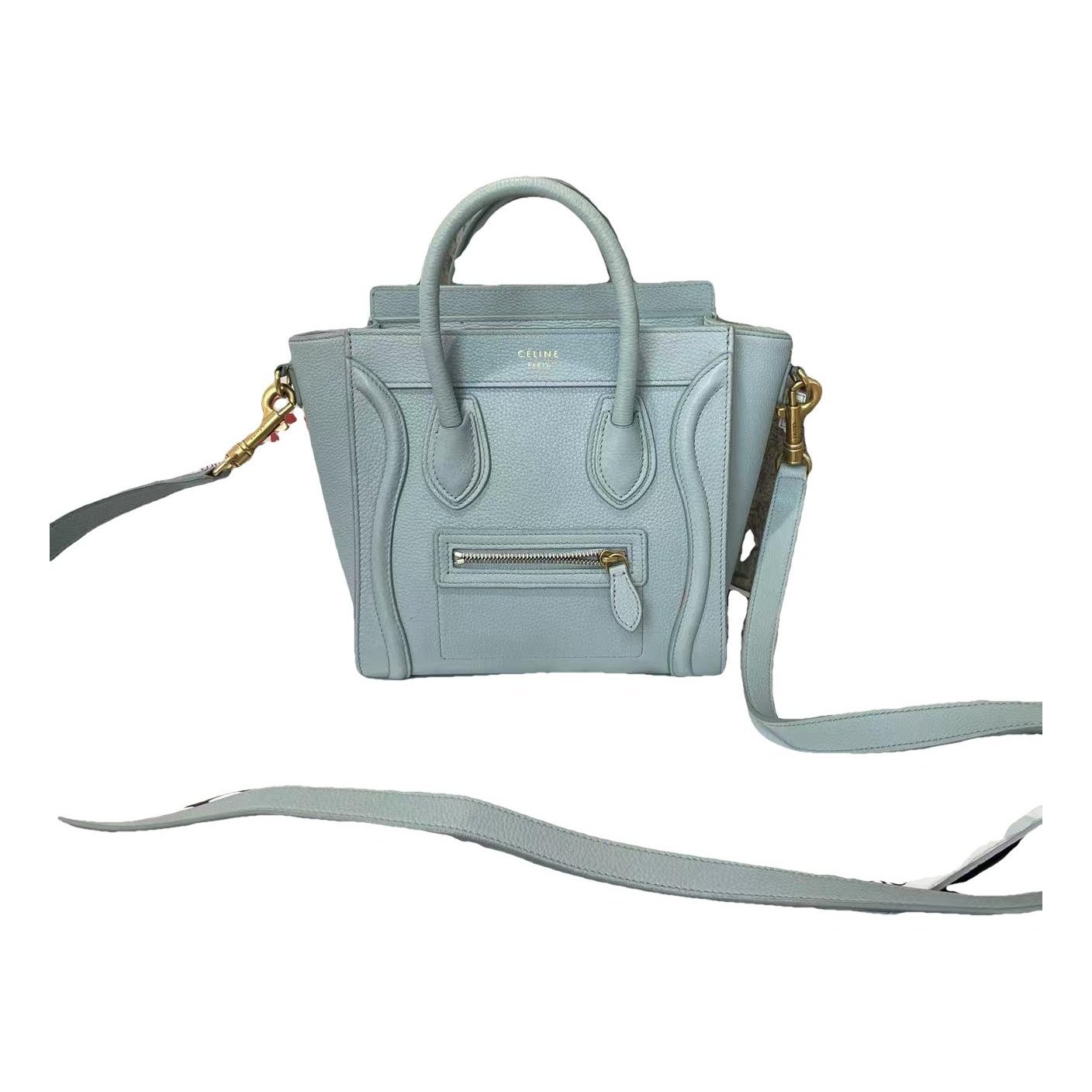 Luggage leather handbag
