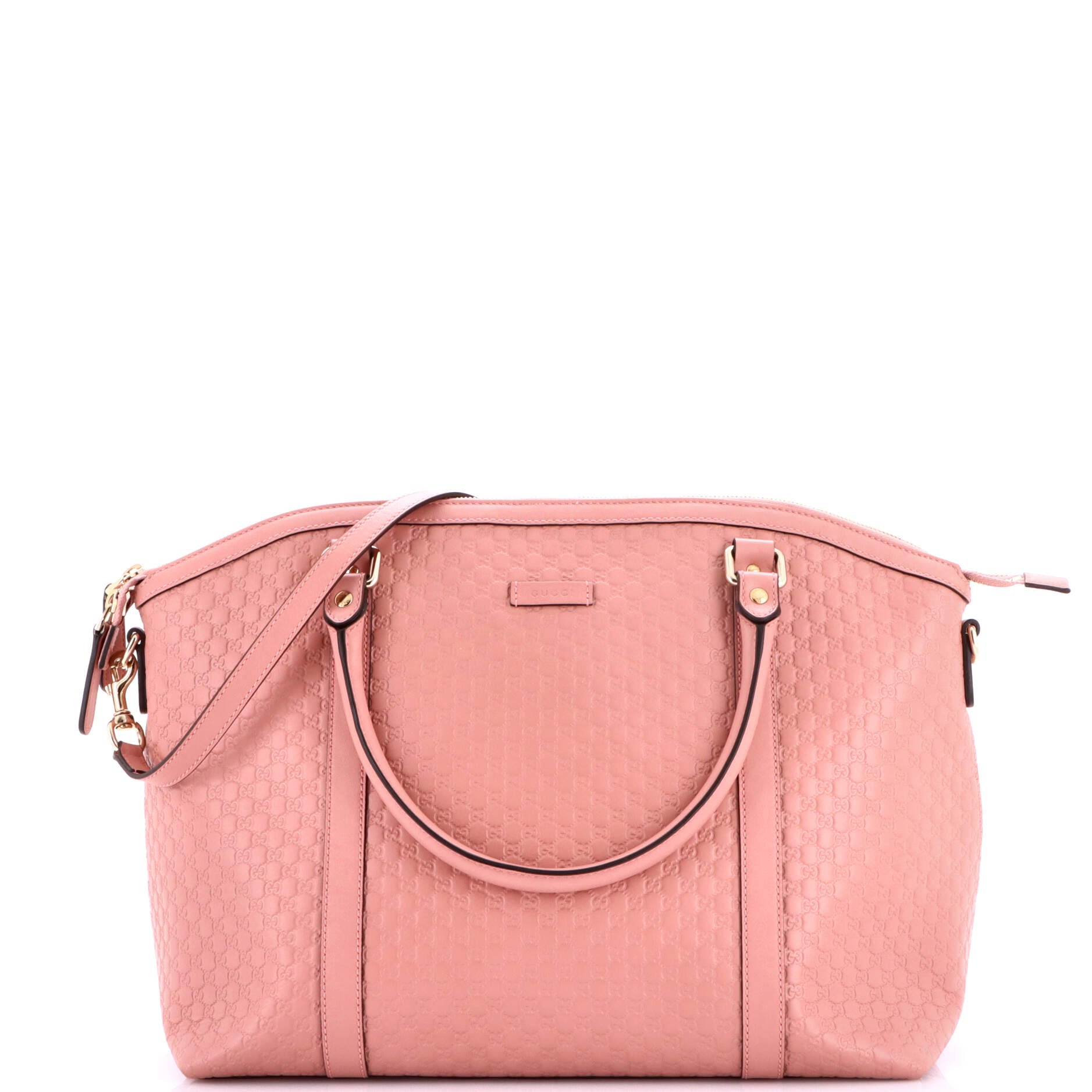 Britt Convertible Dome Satchel Microguccissima Leather Medium